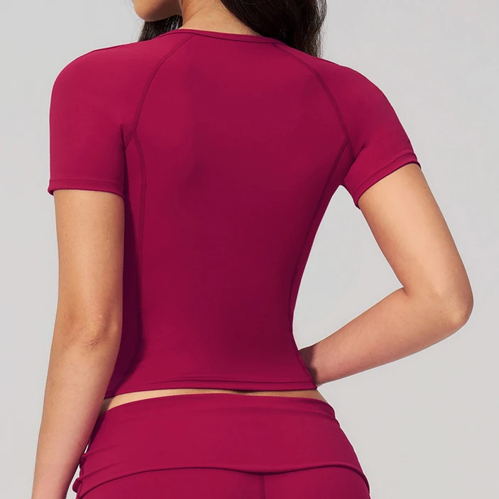 Clothes For Fitness Custom Logo Yoga Wear Fitness Clothing Fitness T-Shirts - 图片 2