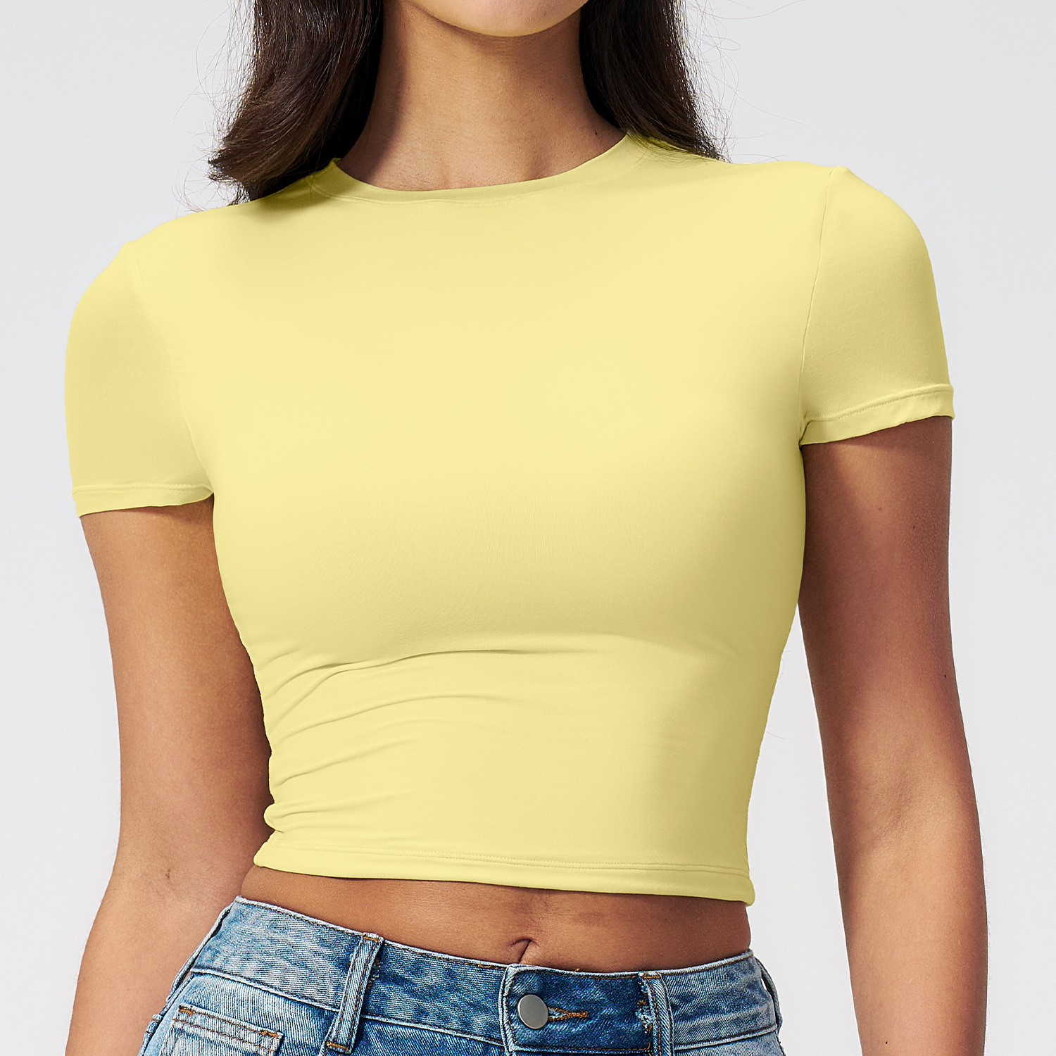 Custom Personalised Gym Clothing Manufacturer Crop Top - 图片 10