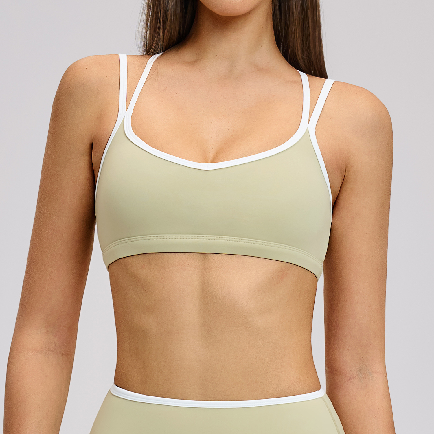 Activewear Manufacturer Private Label Shark Athletic Apparel Crisscross Back Bra