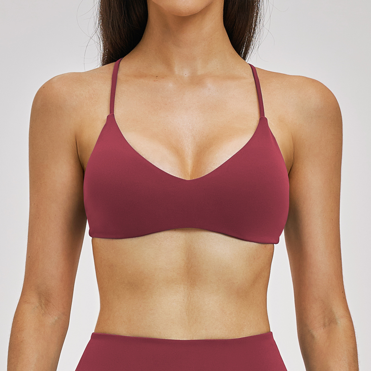 Athletic Wear Custom Activewear Strappy Bra Sports Bras - 图片 5