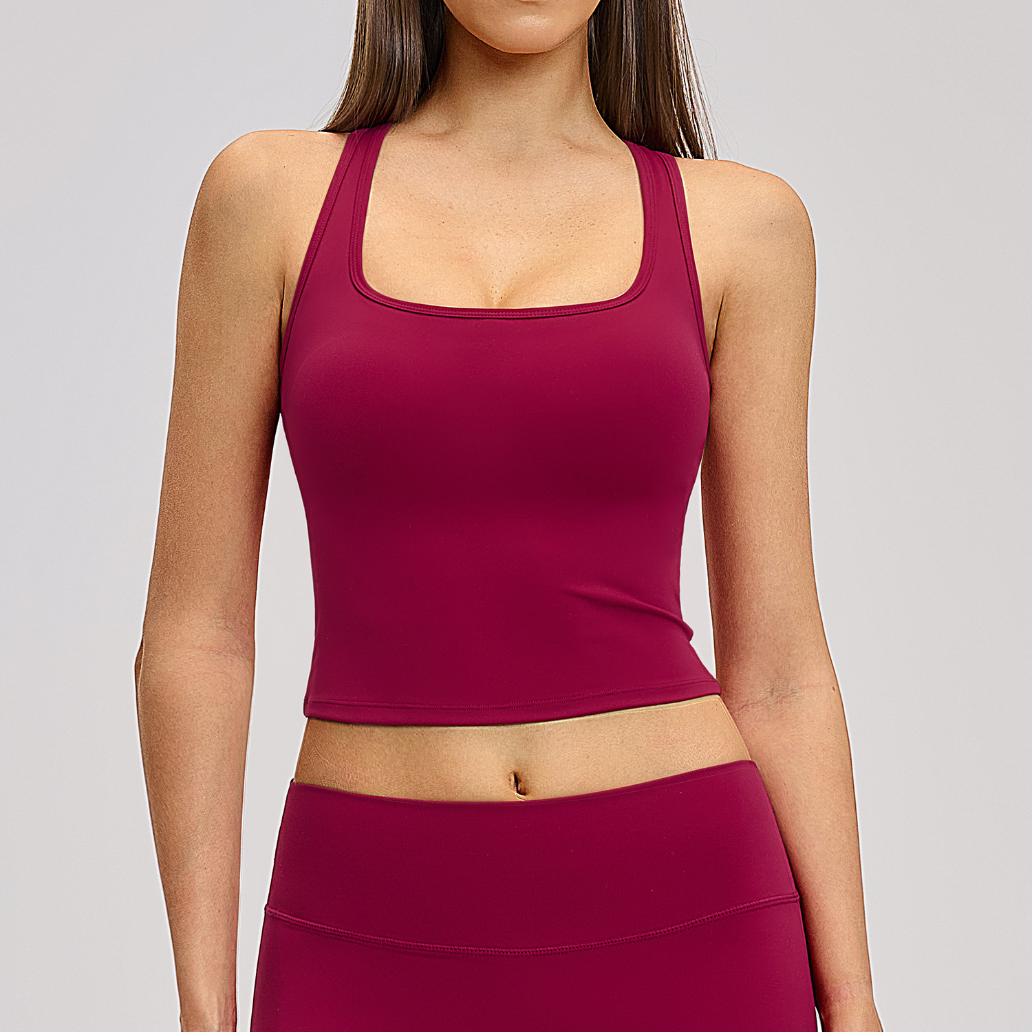 Best Material Custom Yoga Wear Unbranded Gym Clothing Running Tank Top