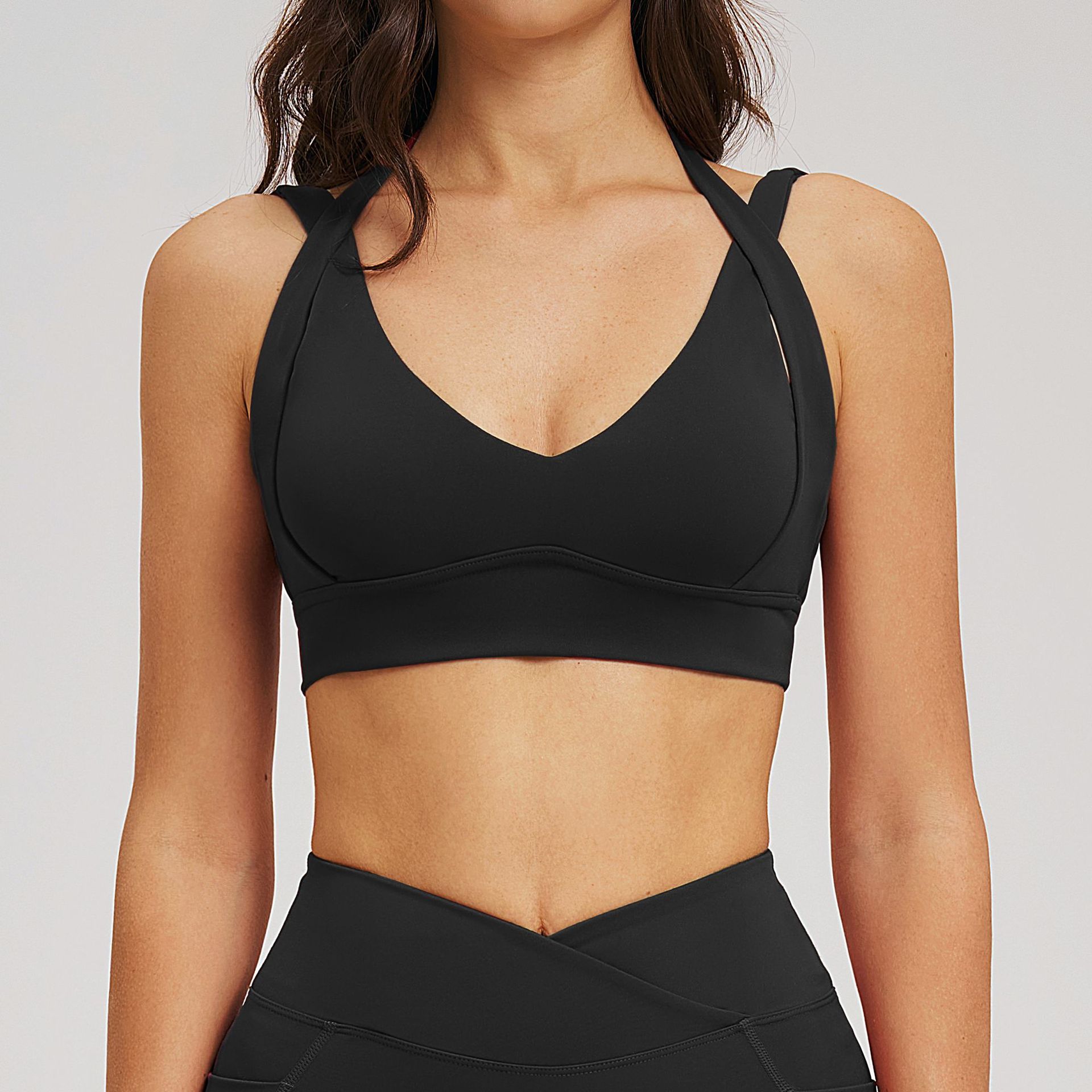 Sport Clothing Custom Activewear USA Pull On Bra Have Padding Bras