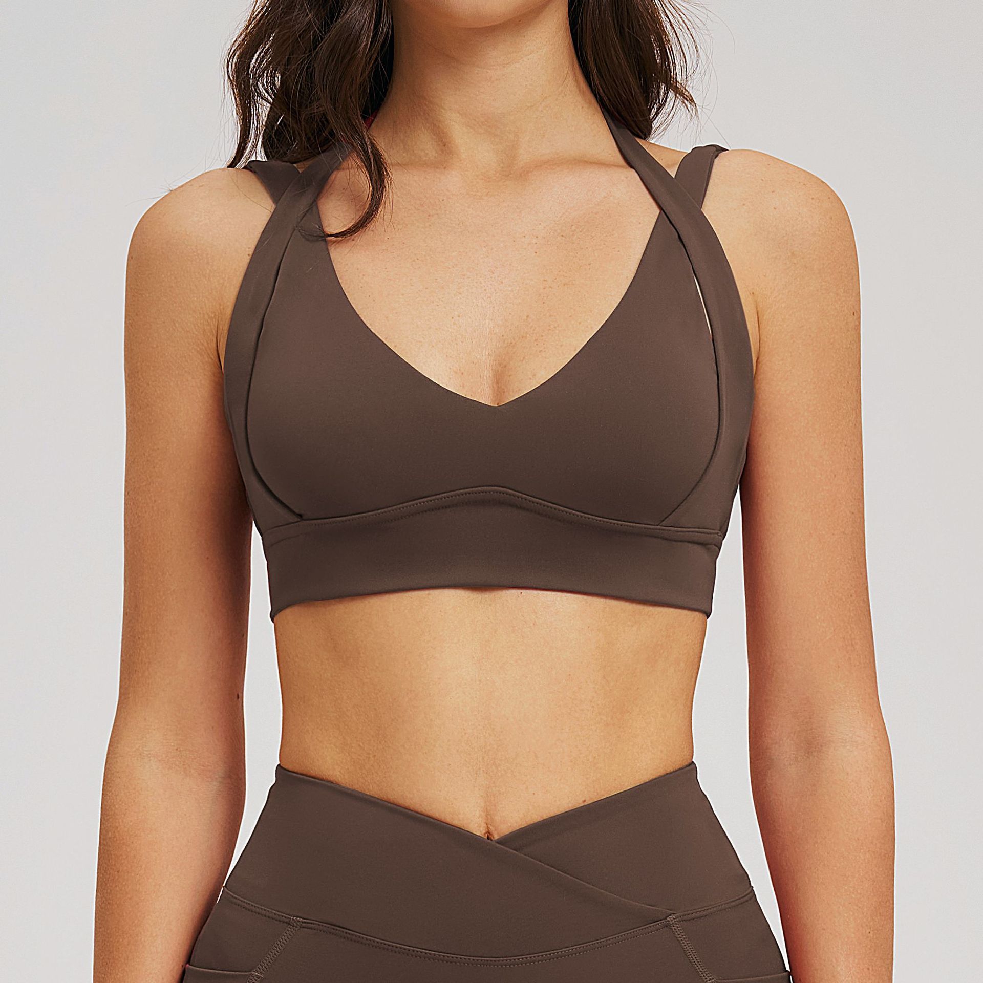 Sport Clothing Custom Activewear USA Pull On Bra Have Padding Bras