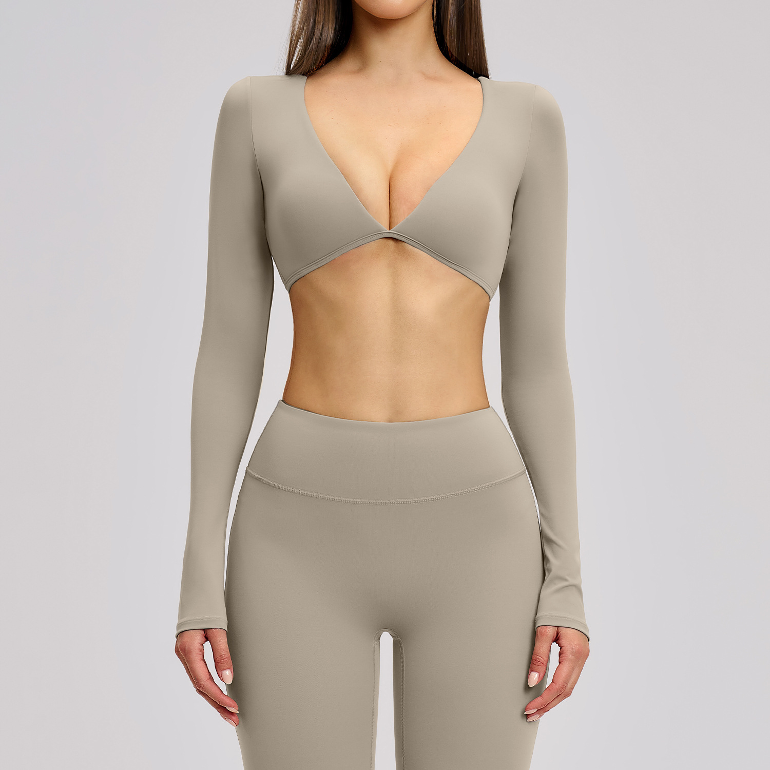 Yoga Wear for Startup Brands Personalised Fitness Clothing Seamless Athletic Wear Fitness T-Shirt