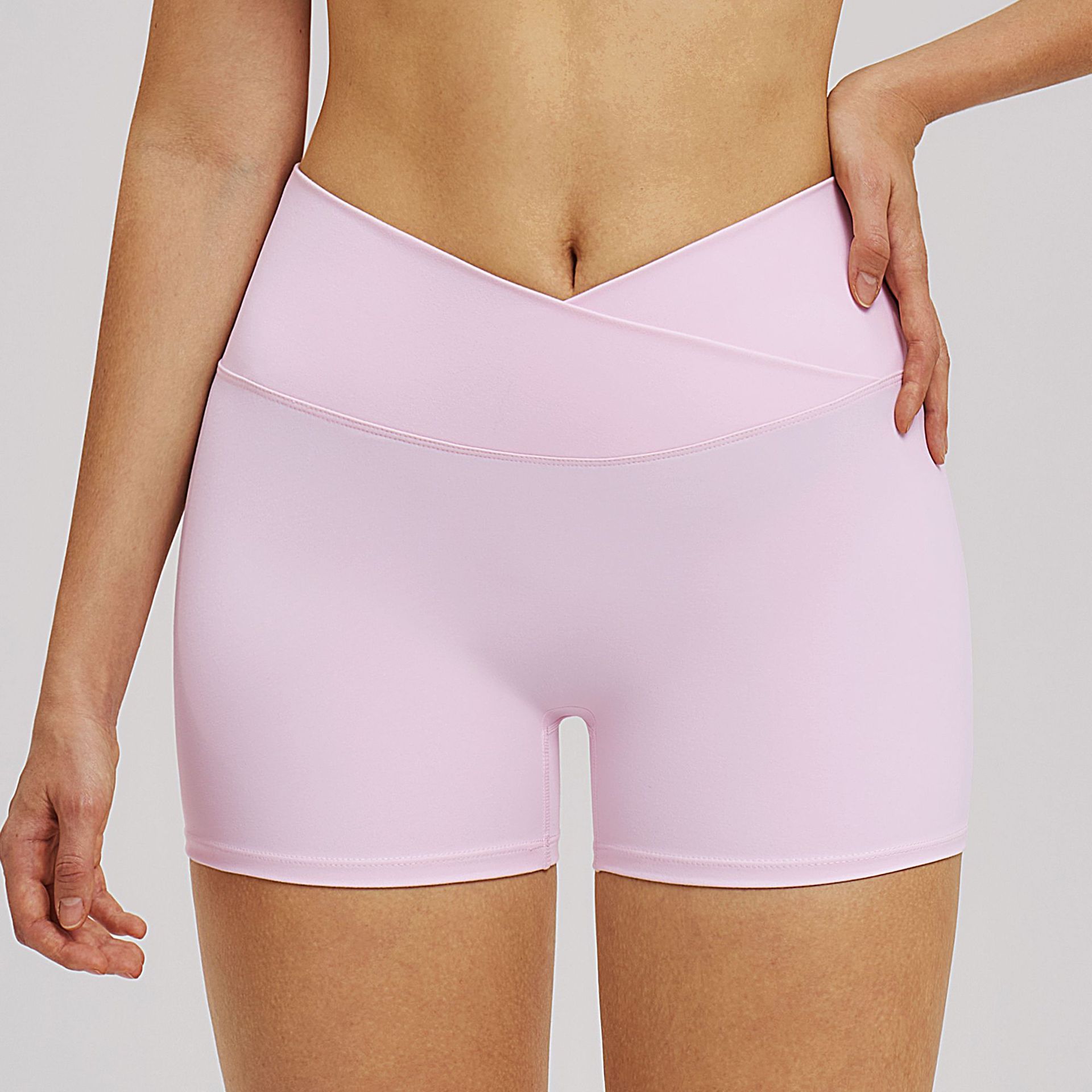 Custom Custom Logo Yoga Wear Fitness Apparel Manufacturer Athletic Shorts
