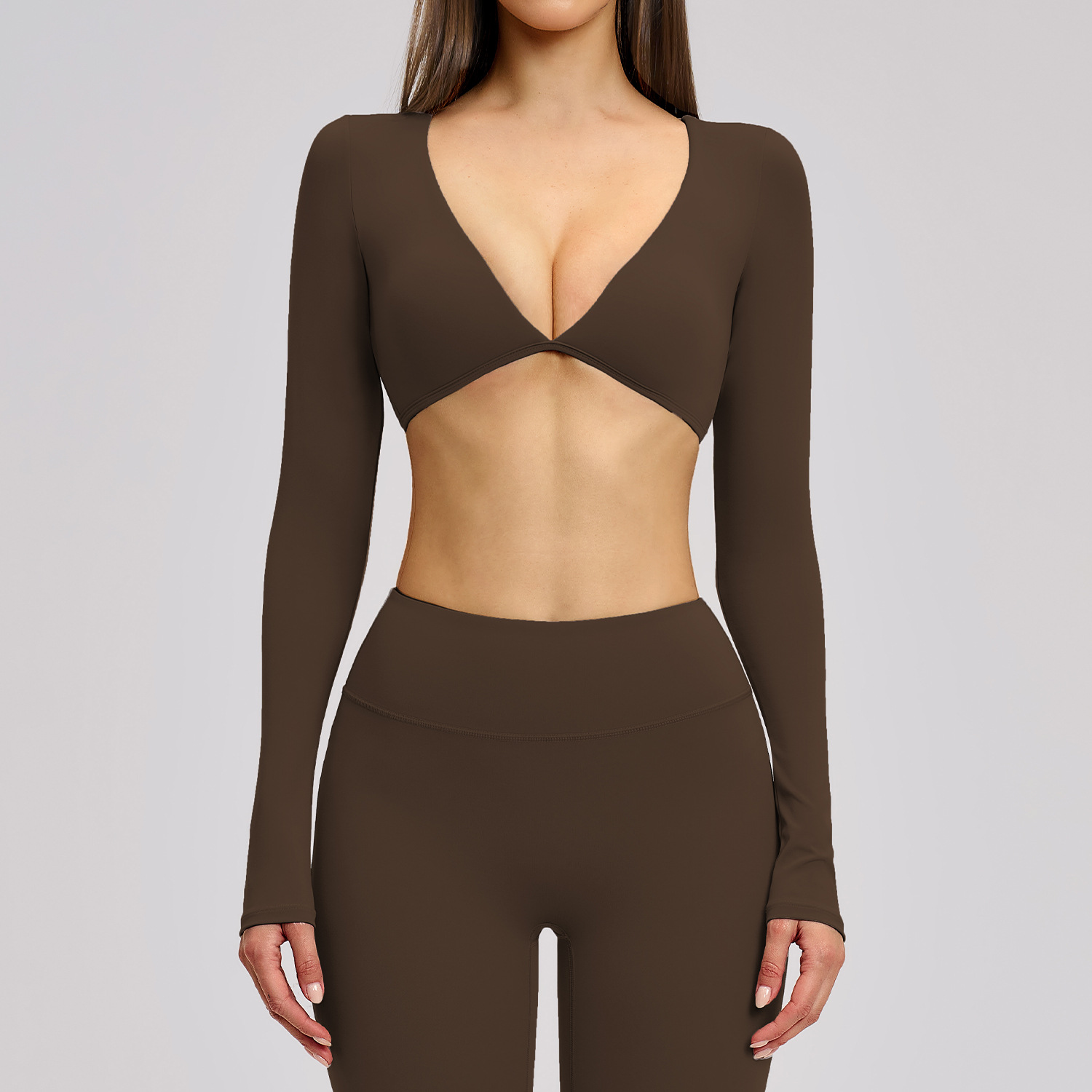 Yoga Wear for Startup Brands Personalised Fitness Clothing Seamless Athletic Wear Fitness T-Shirt