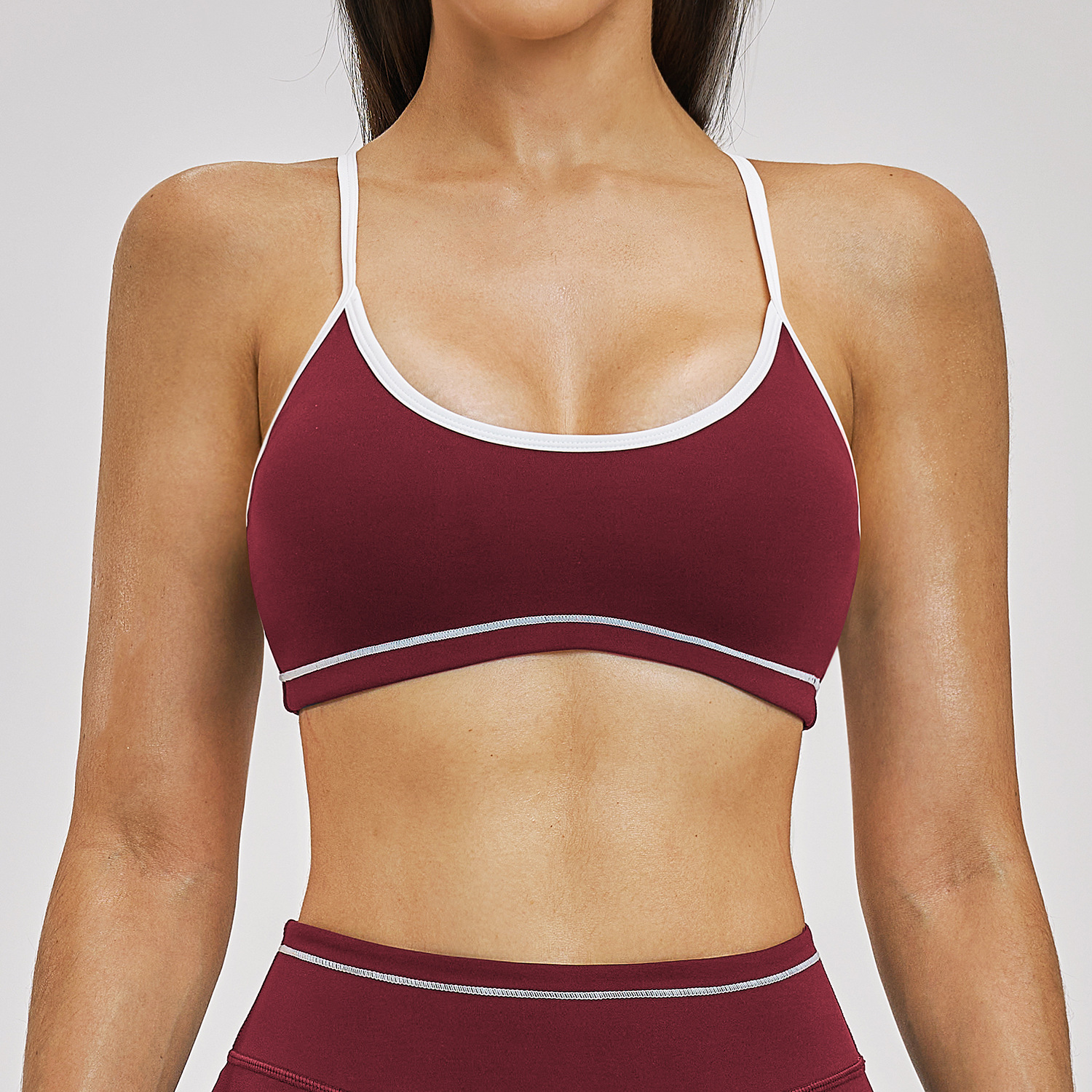 Yoga Wear for Small Brands Custom Fitness Brand Quick Dry Bra Regular Bra