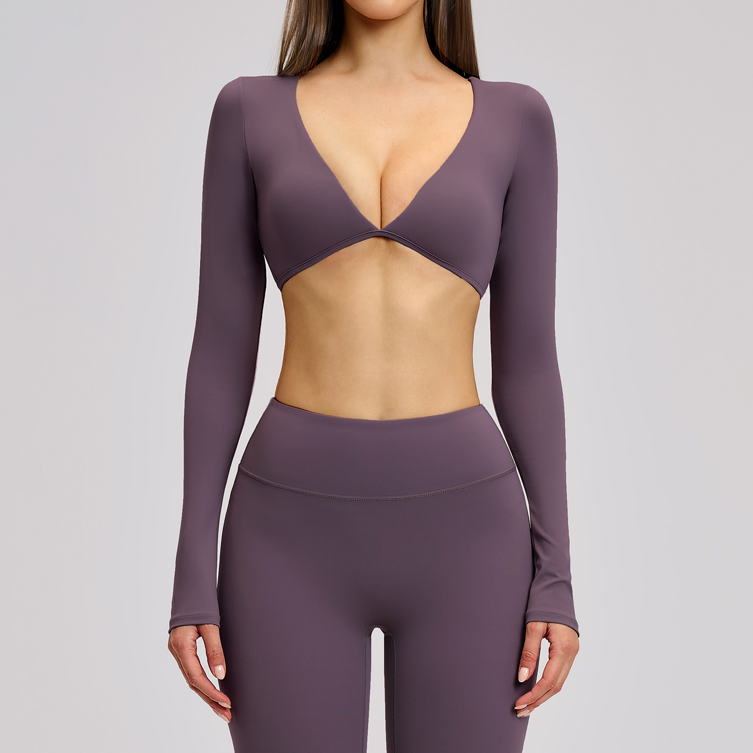 Yoga Wear for Startup Brands Personalised Fitness Clothing Seamless Athletic Wear Fitness T-Shirt