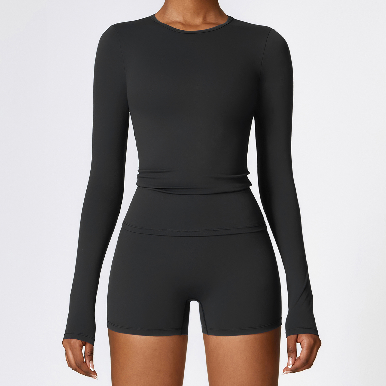 Clothes For Fitness Private Label Wholesale Clothing Long Sleeve Running T-Shirt