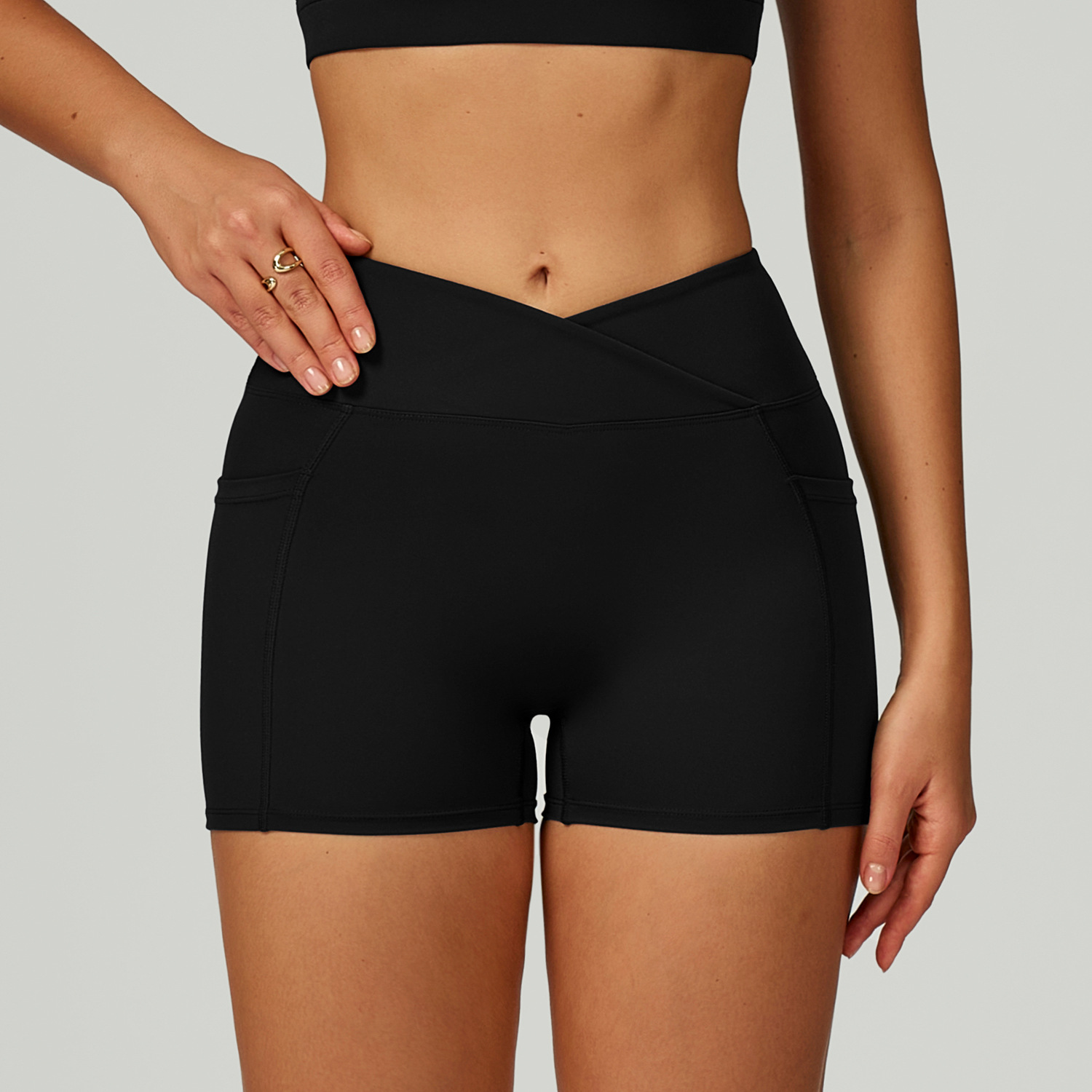 Fabric For Yoga Custom Yoga Wear Manufacturer High Quality Yoga Wear Supplier Gym Shorts
