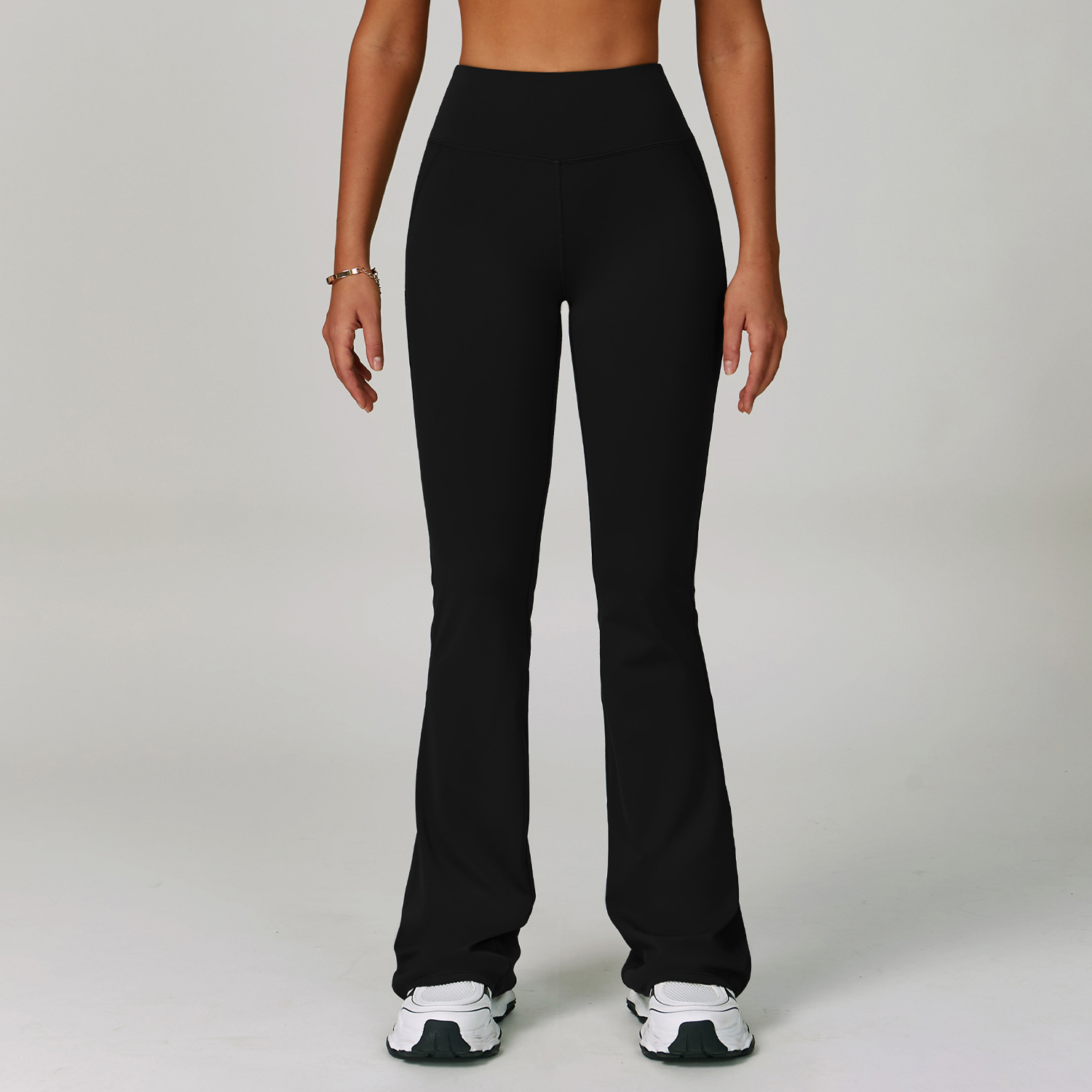 Fitness Apparel Custom Yoga Wear Manufacturer Tight Fitting Wide Leg Flare Pants - 图片 9