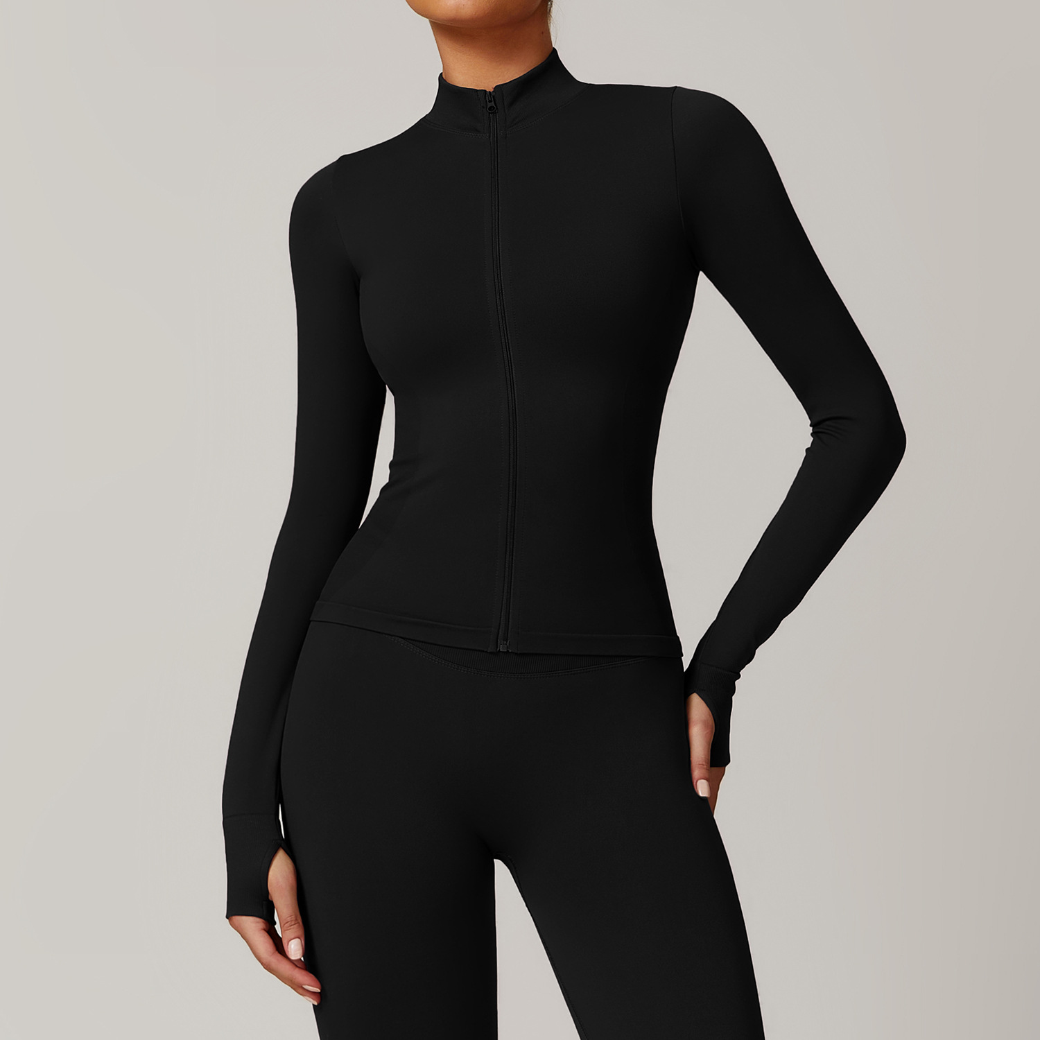Low MOQ Yoga Wear Custom Fitness Brand High Quality Yoga Wear Supplier Sports Jacket