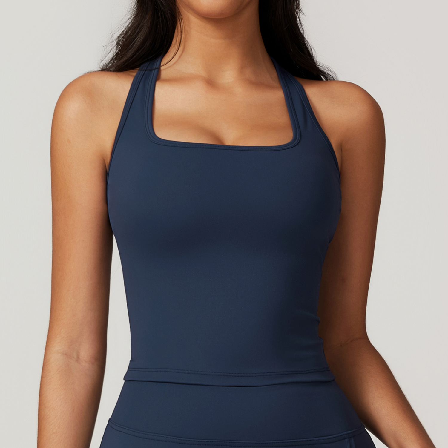 Best Material Custom Yoga Wear Unbranded Gym Clothing Running Tank Top