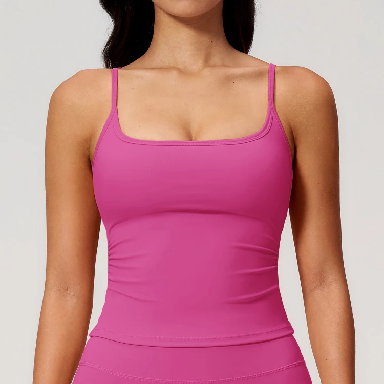 Small Batch Fitness Apparel Custom Yoga Wear Manufacturers Yoga Tank Tops - 图片 3
