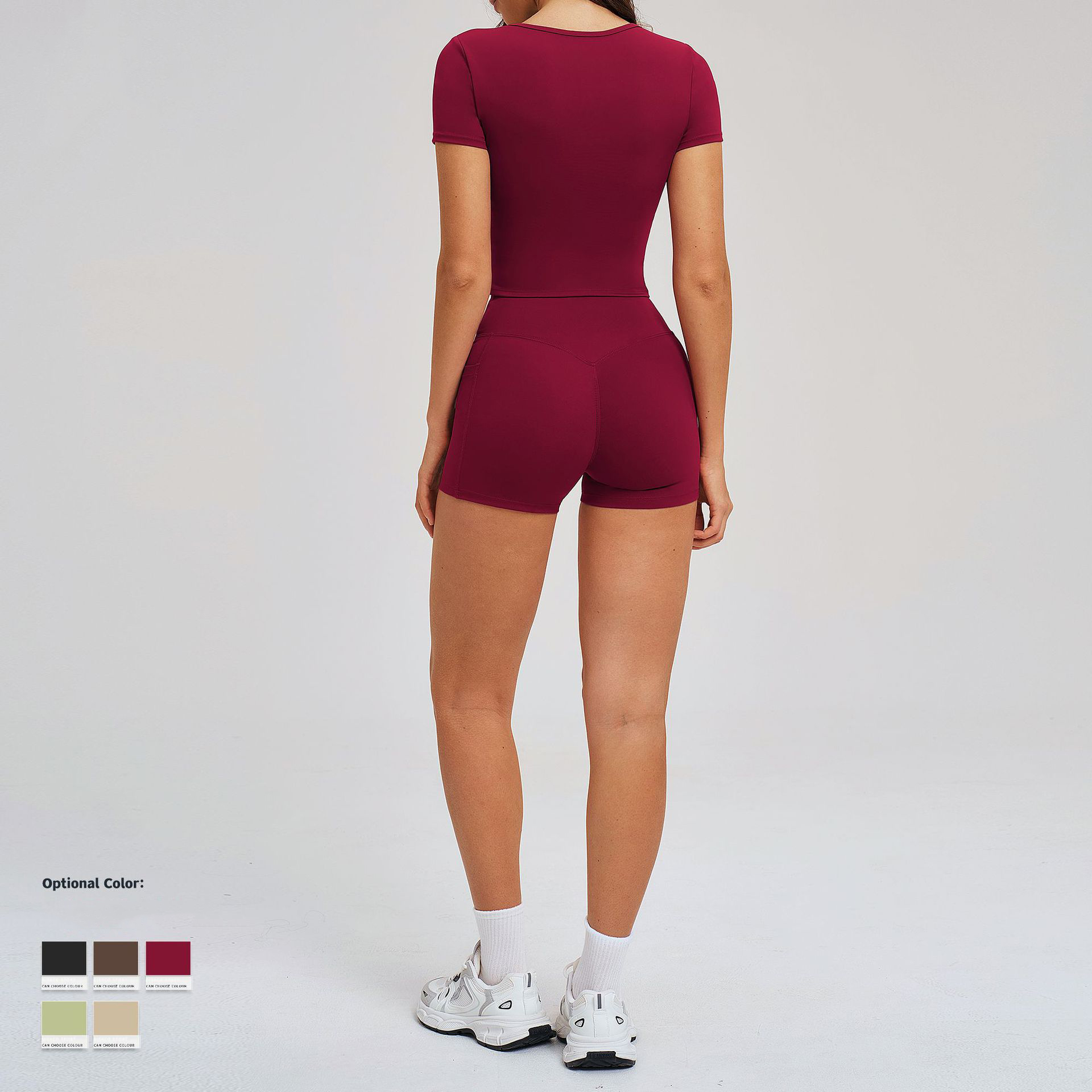 Gym Apparel Custom Activewear Clothing Manufacturers Slim Fit T-Shirt
