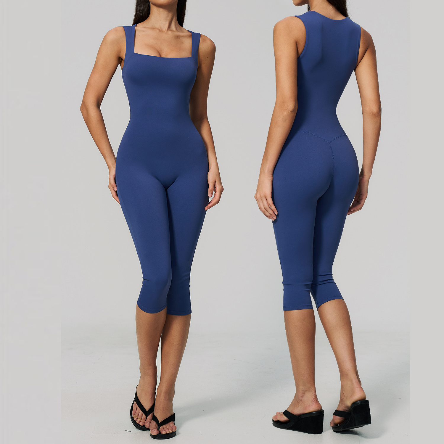 China Activewear Manufacturer Custom Logo Yoga Wear Fitness Apparel Manufacturer Activewear Jumpsuit...