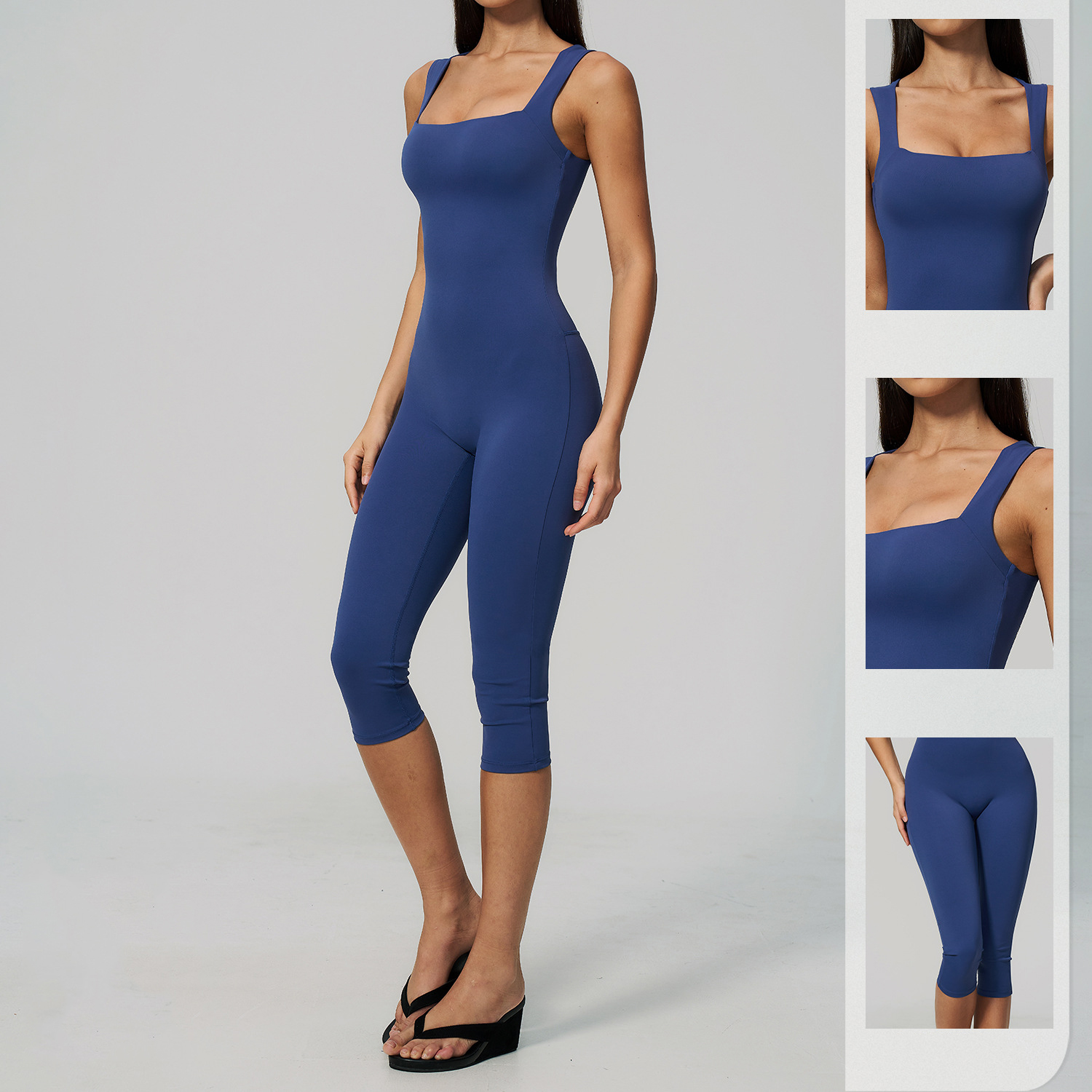 China Activewear Manufacturer Custom Logo Yoga Wear Fitness Apparel Manufacturer Activewear Jumpsuit...