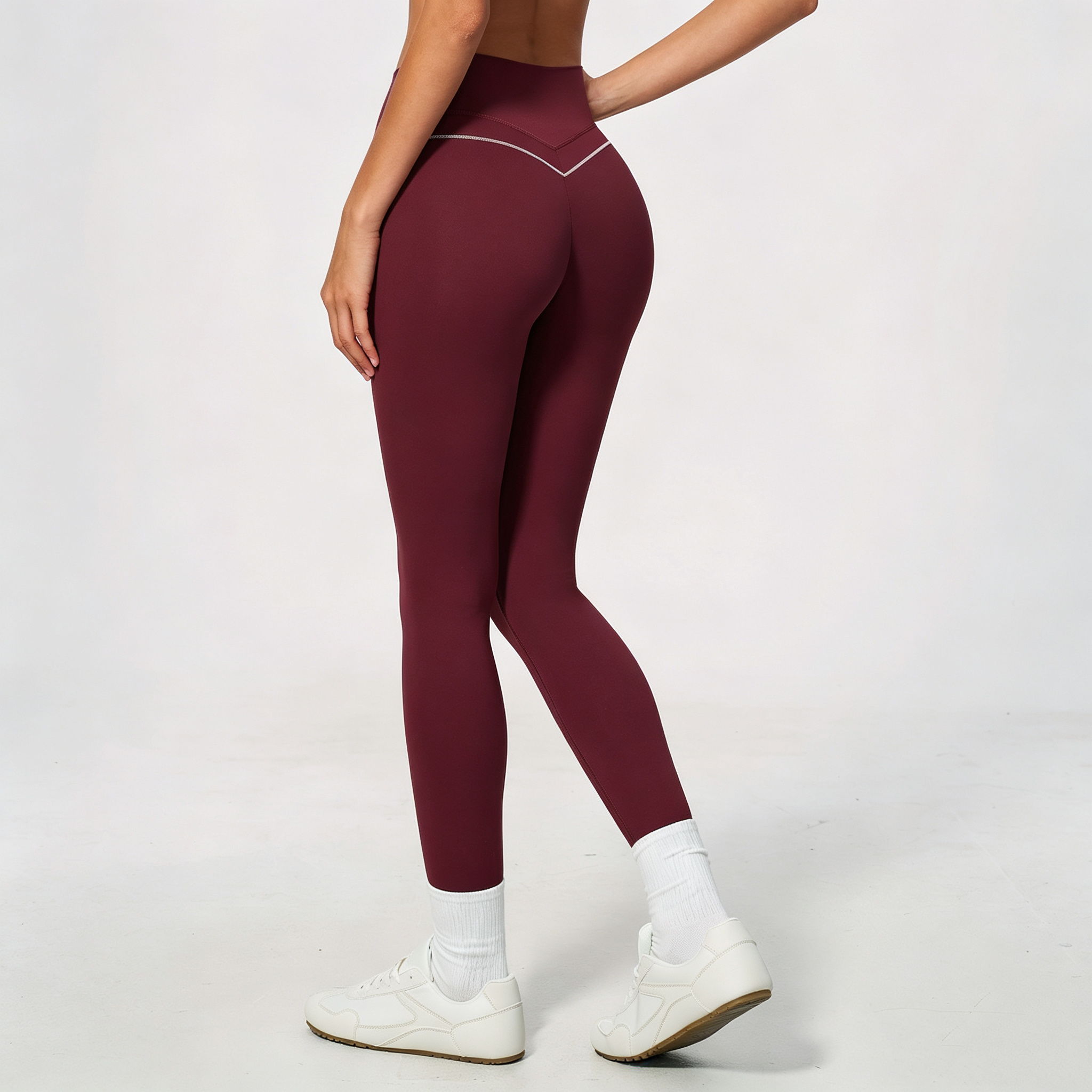 Activewear Manufacturer Minimalist Activewear Unbranded Gym Clothing Custom Logo Yoga Leggings
