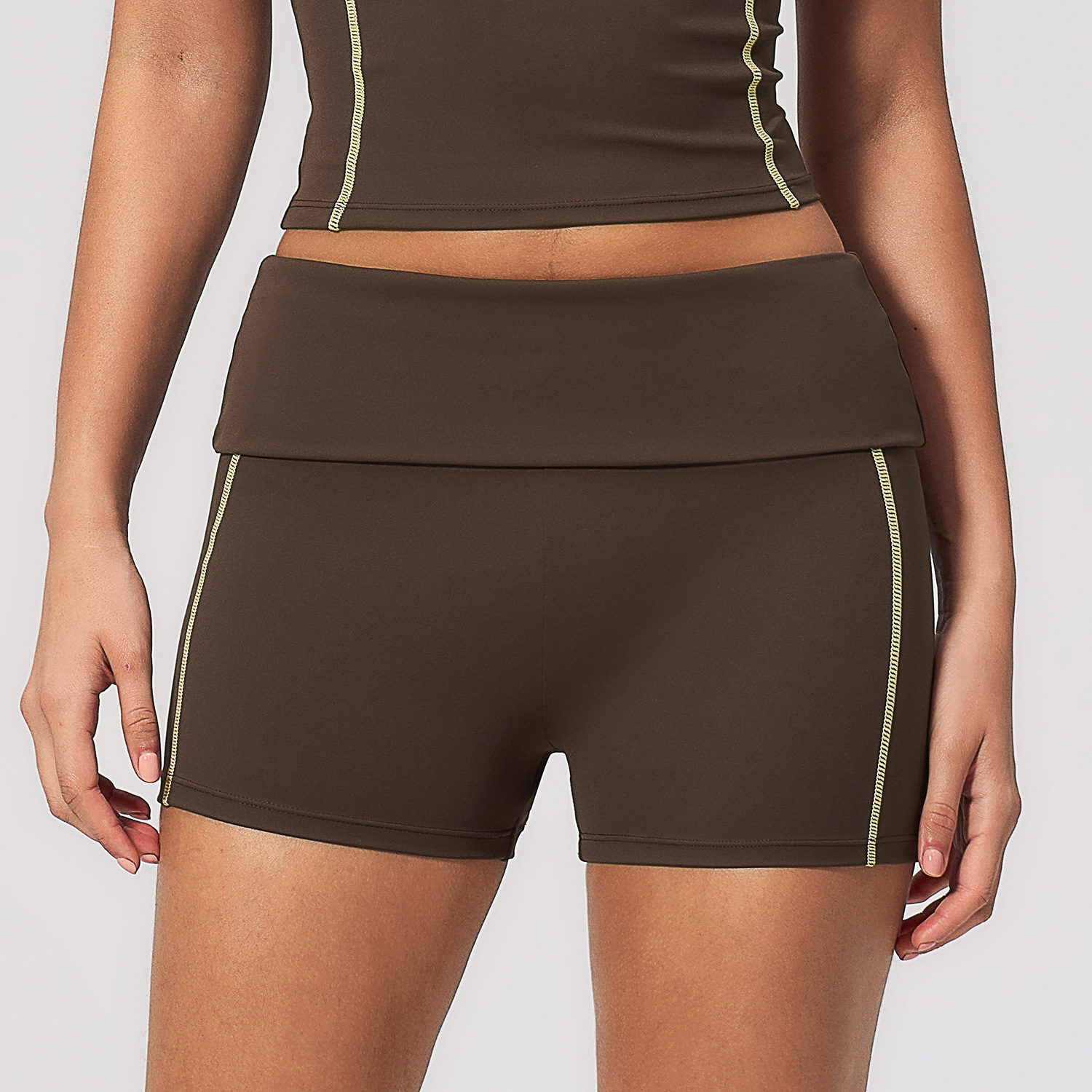 Clothes For Fitness Custom Activewear Shark Athletic Apparel Color-Blocked Shorts