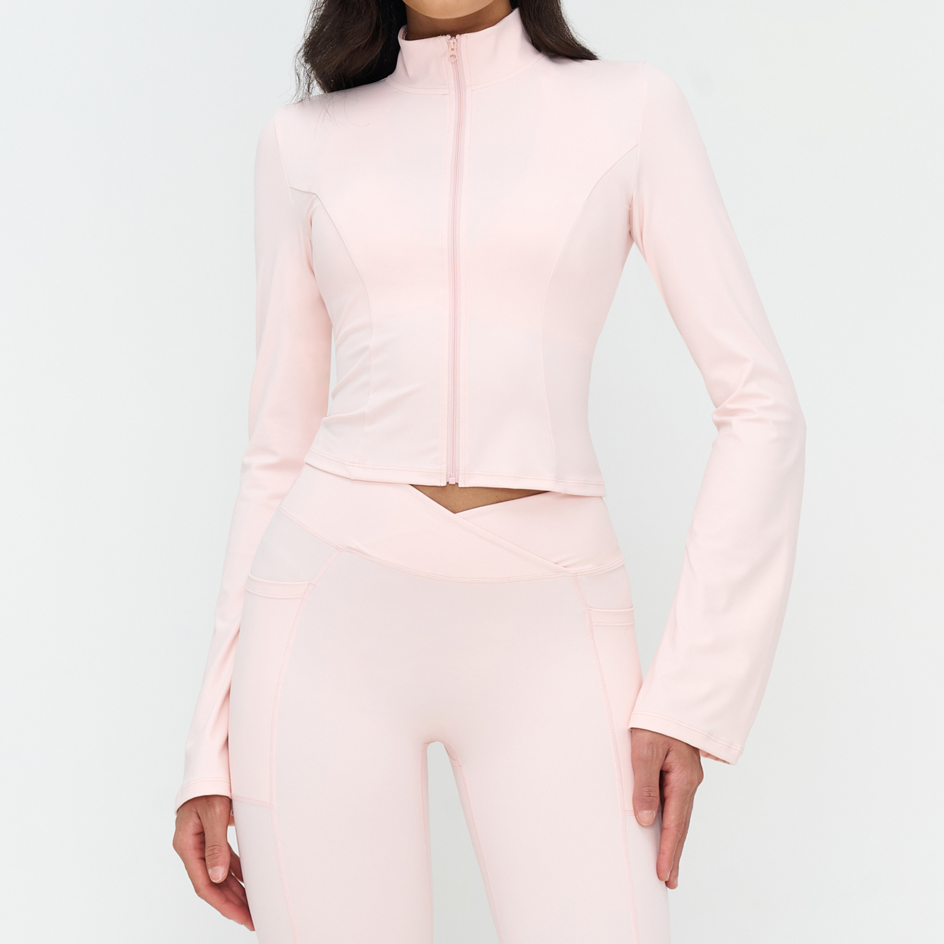 Small MOQ Activewear Private Label In Bulk Fitness Jacket