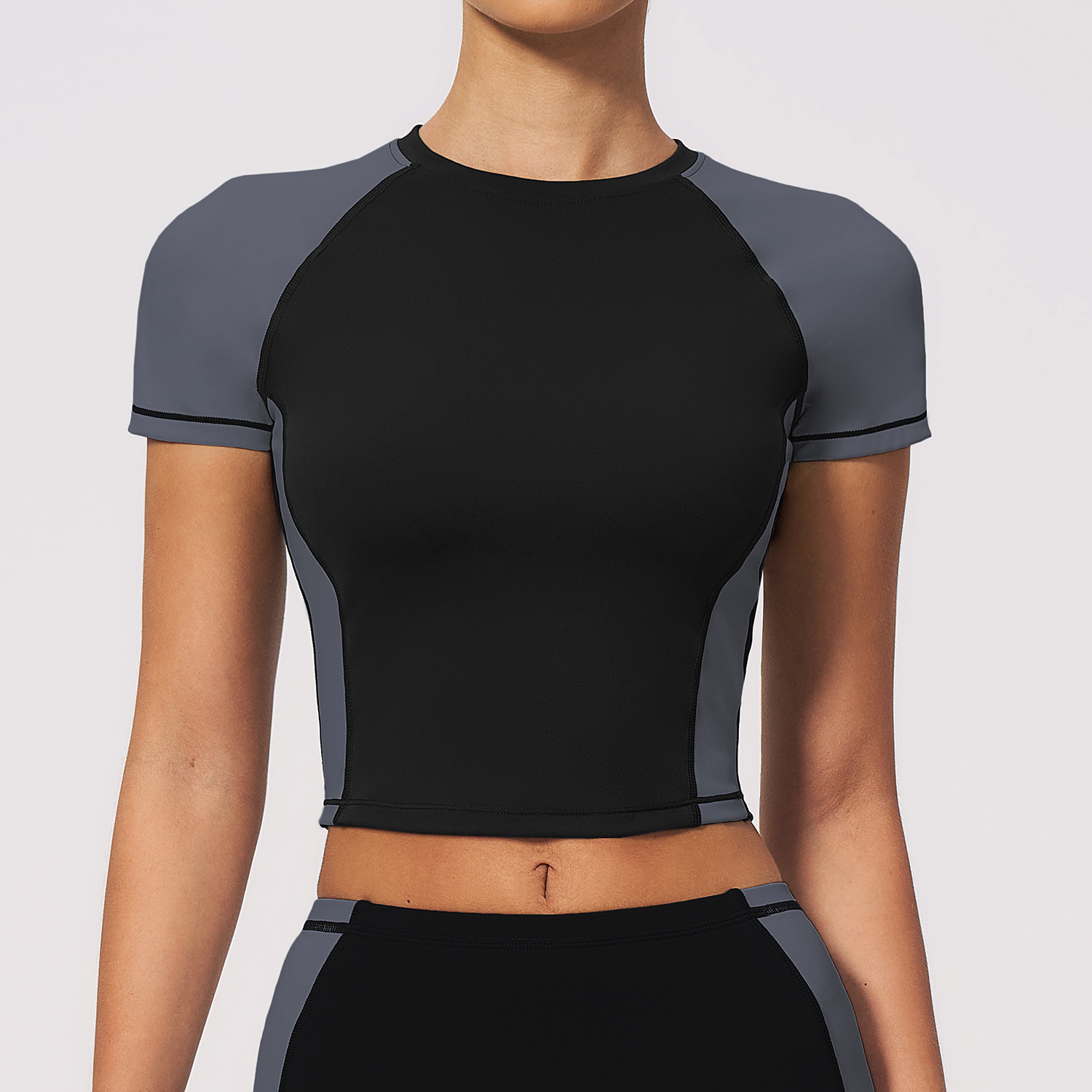 Premium Yoga Wear Women’s Gym Clothing Suppliers Fitness T-Shirts
