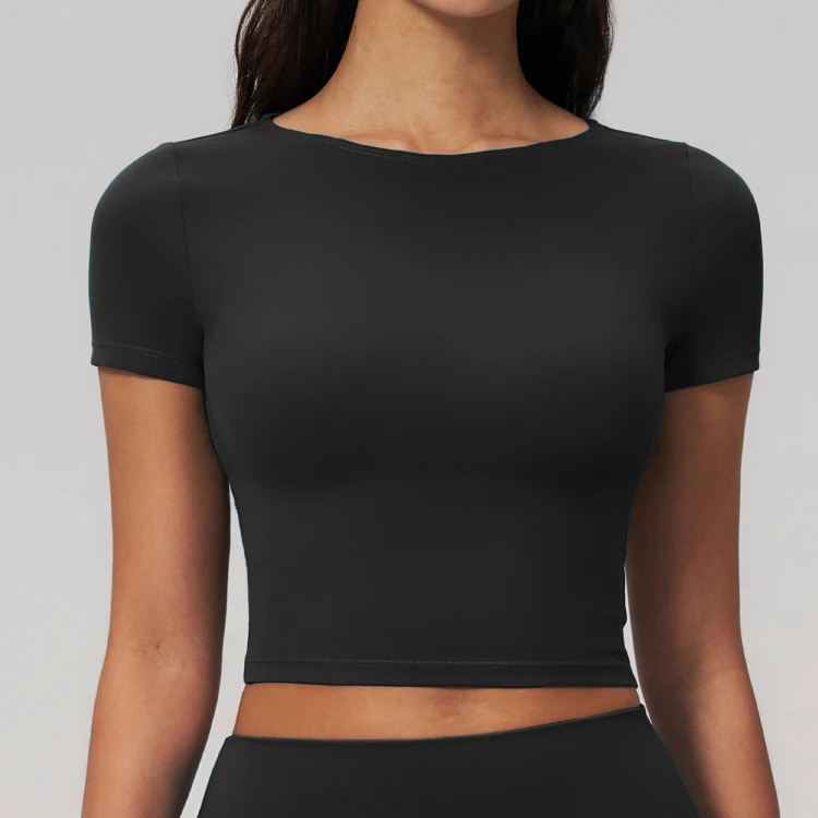 Boutique Activewear Custom Yoga Wear Manufacturer Clothing Manufacturer Long Sleeve Crop Tops