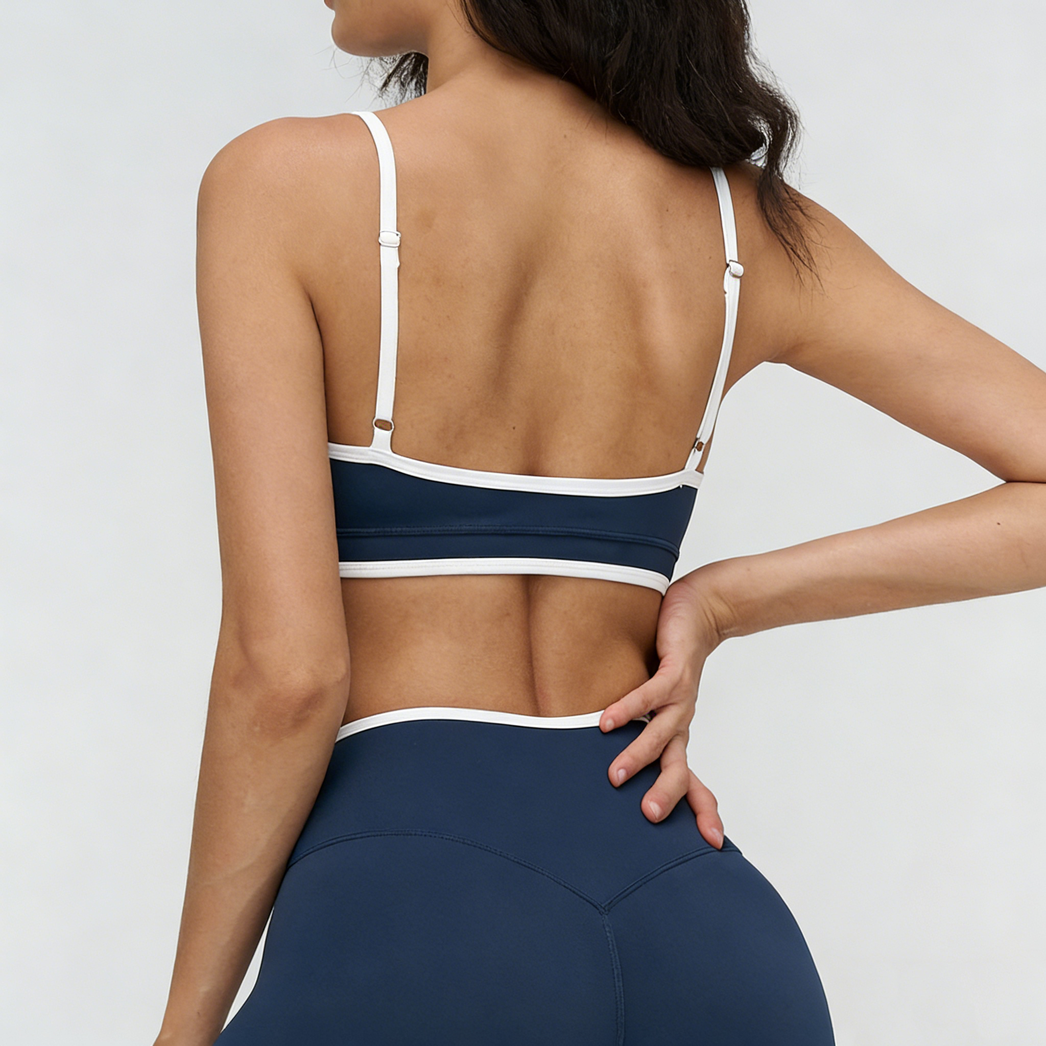 Sportswear Custom Logo Yoga Wear Strappy Bra Have Padding Bras