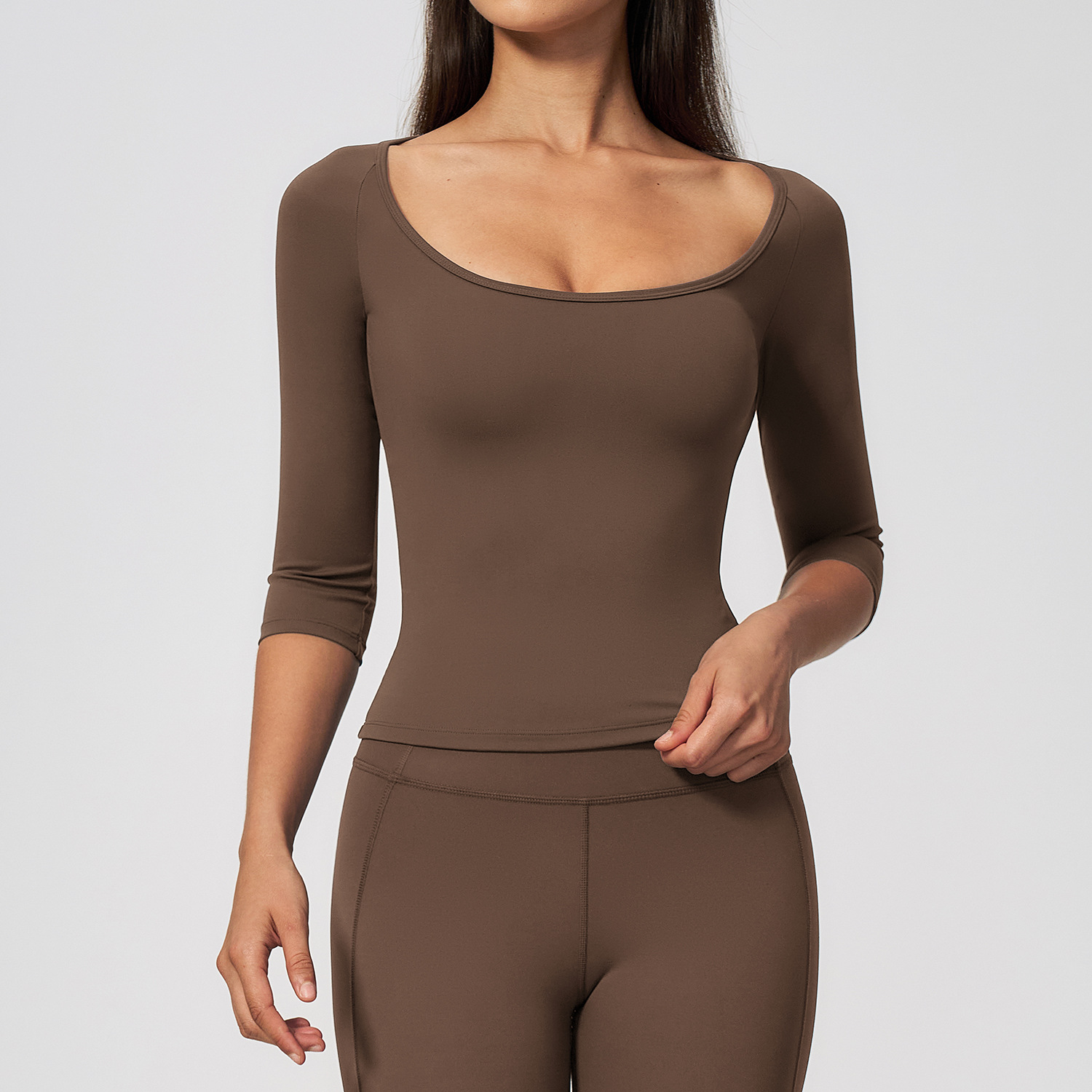 Fitness Womens Yoga Wholesale Manufacturers China Wholesale Long Sleeve Yoga Tops T-Shirt