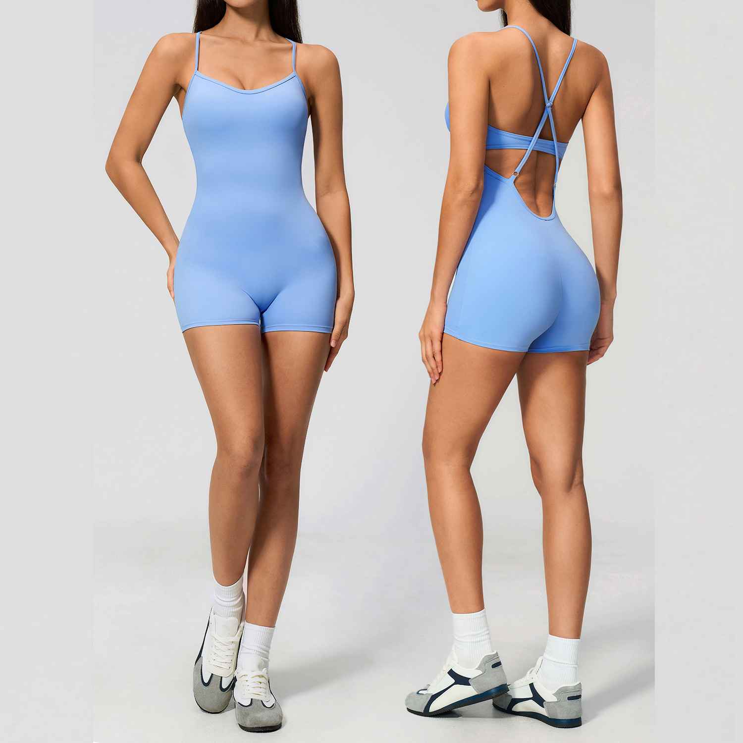 Activewear Sportwear Wunder Train Tight Fitting One Piece Exercise Bodysuits