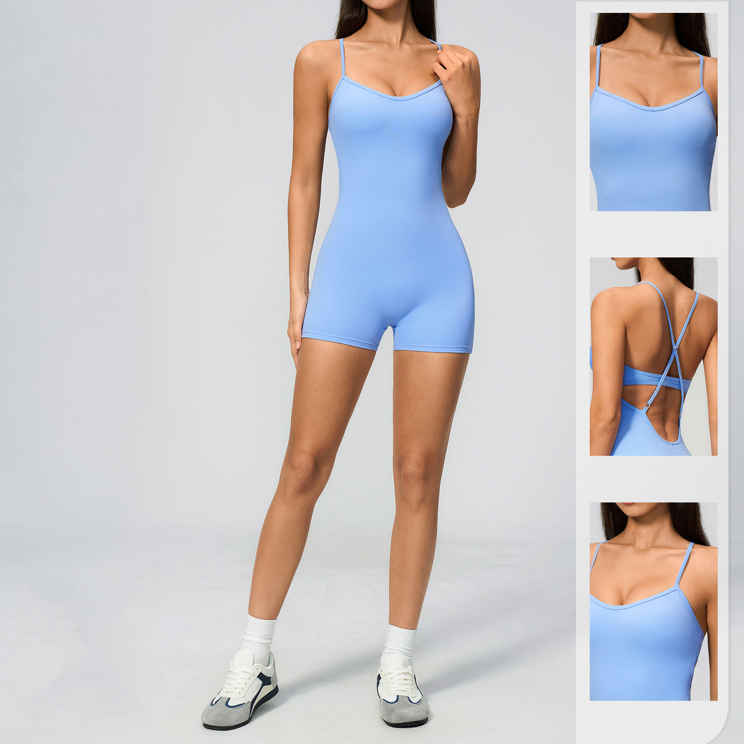 Activewear Sportwear Wunder Train Tight Fitting One Piece Exercise Bodysuits