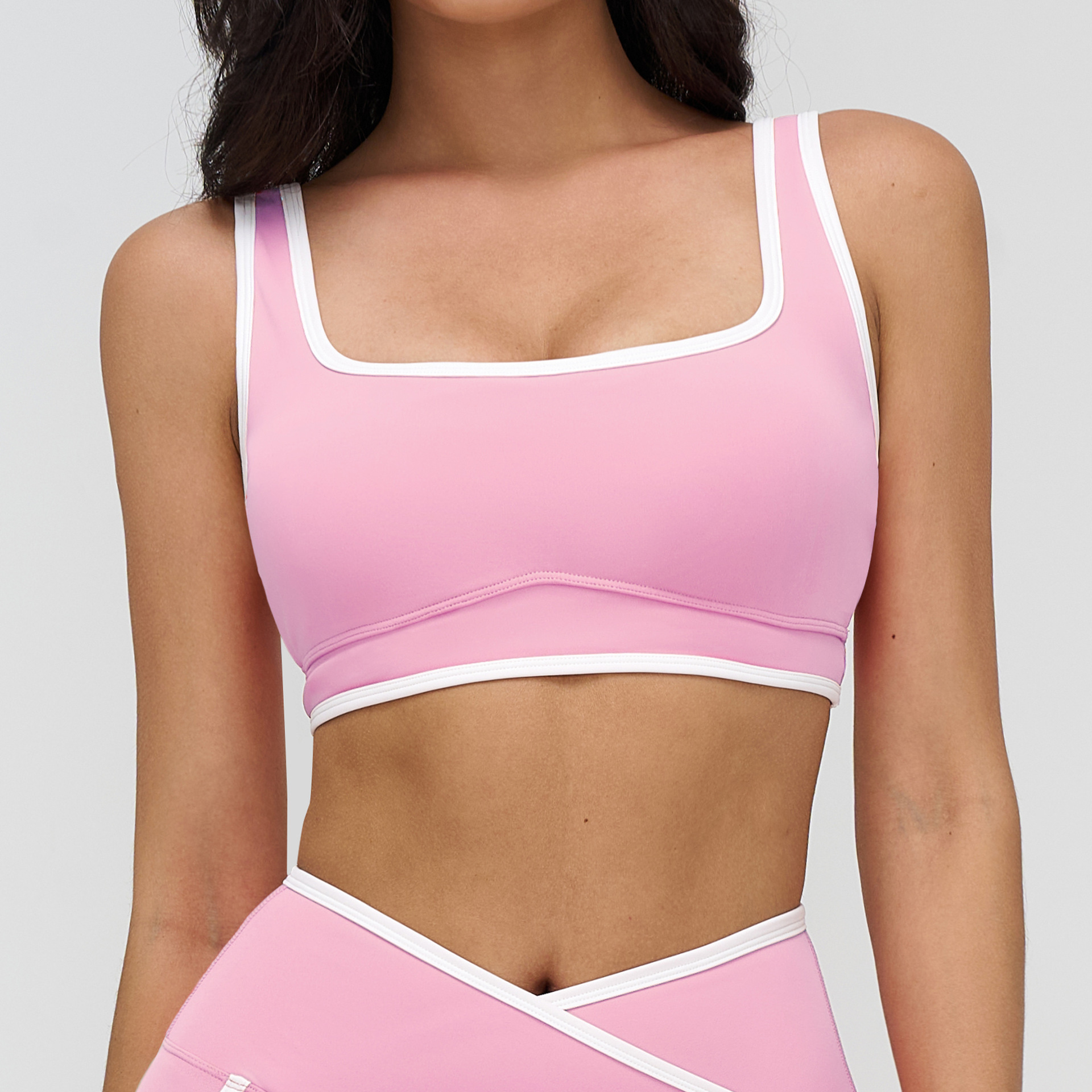 Workout Apparel Custom Yoga Wear Moisture Wicking Gym Bra Regular Bra