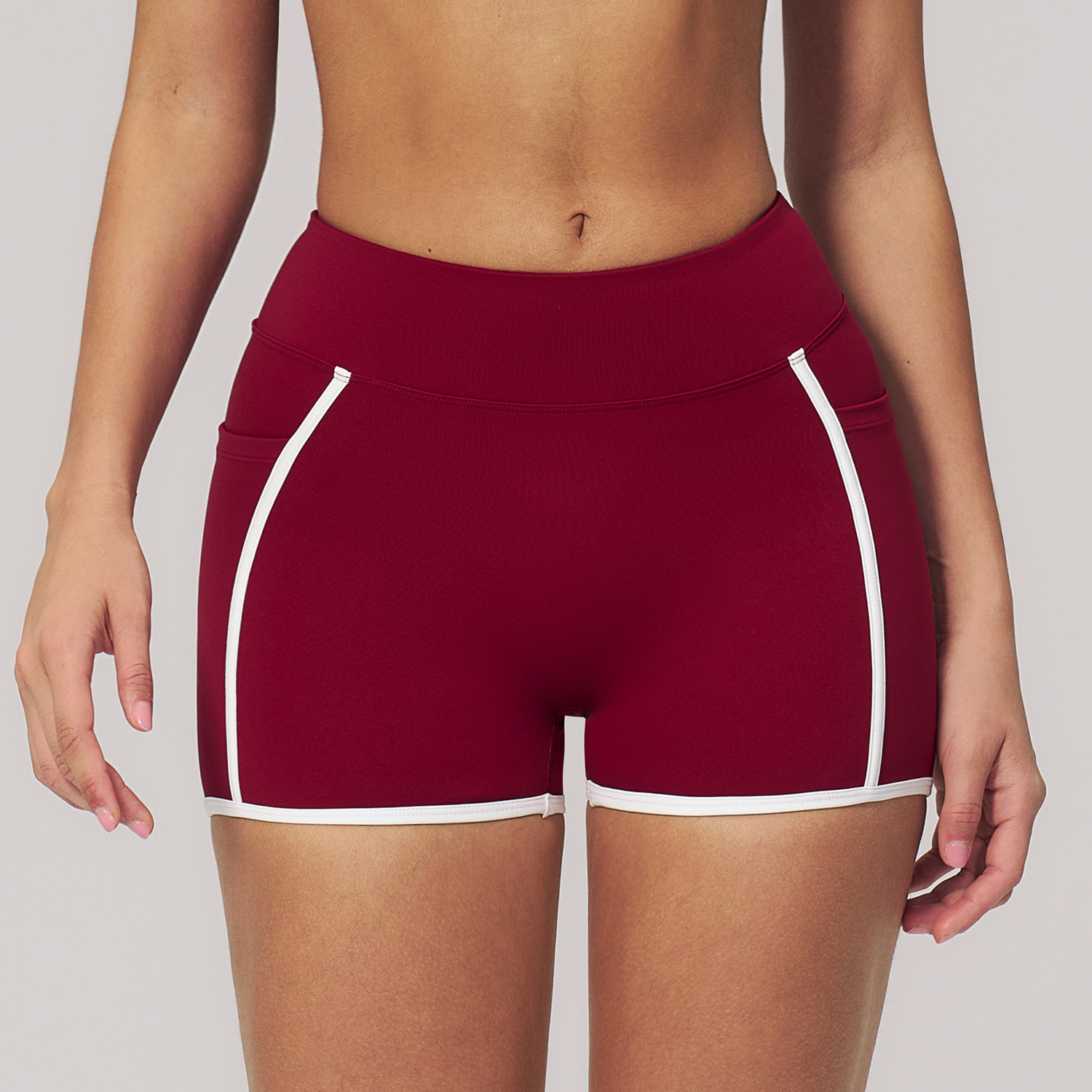 Custom Custom Activewear Seamless Manufacturer Quick Dry Running Shorts with Pockets