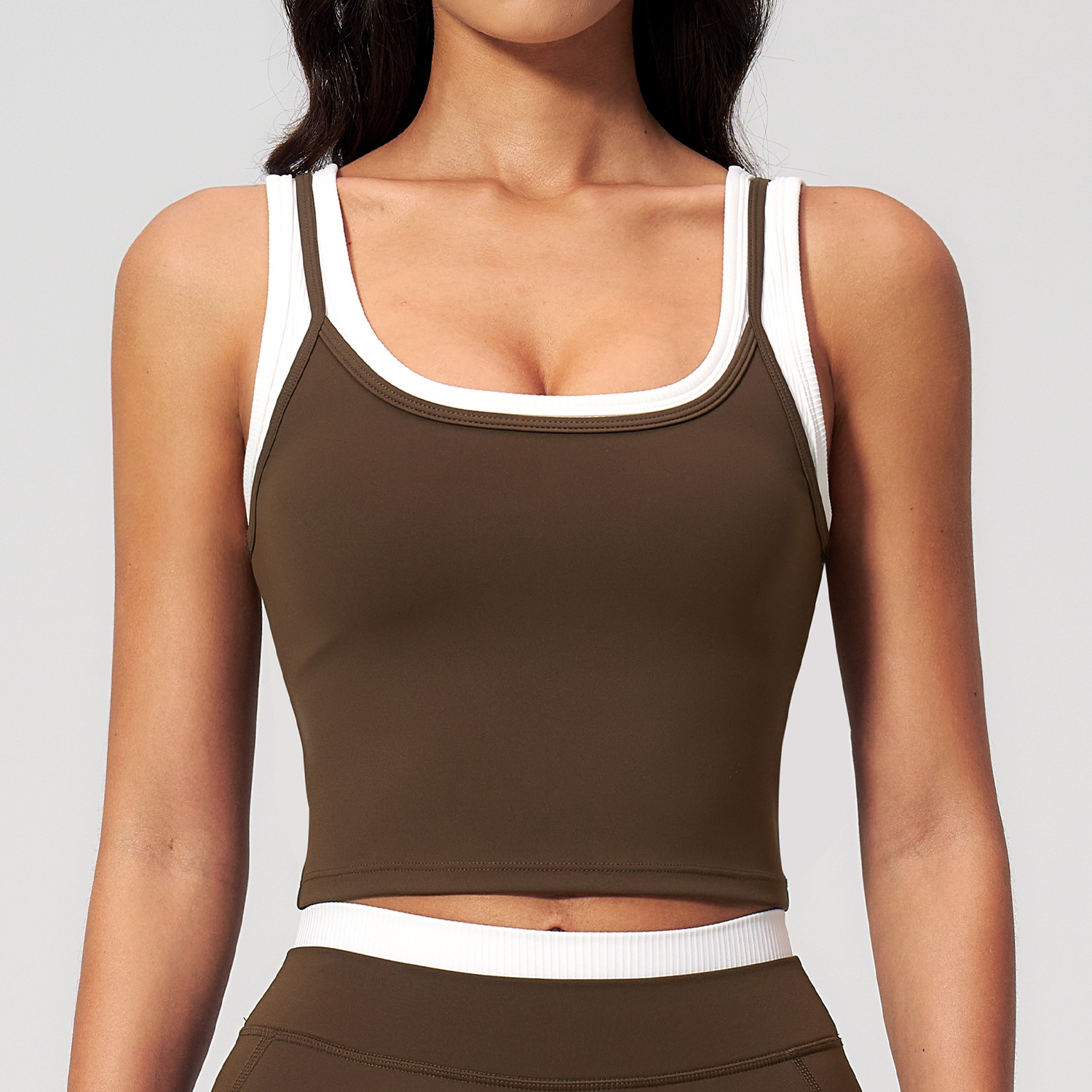 Yoga Studio Clothing Private Label Shark Athletic Apparel Slim Fit Tank Top