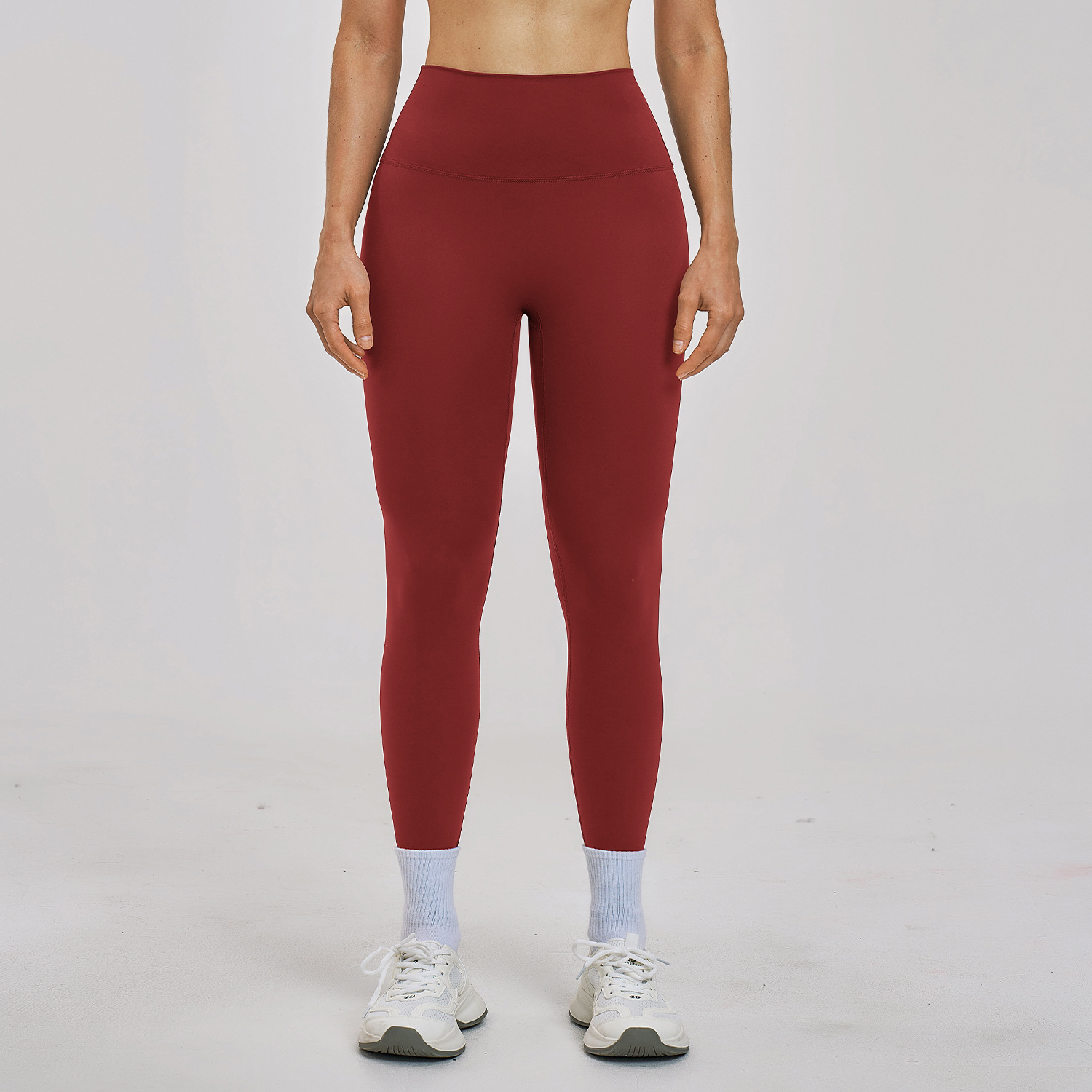 Private Label Fitness Apparel Custom Fitness Brand Suppliers Wholesale High Waistband Leggings
