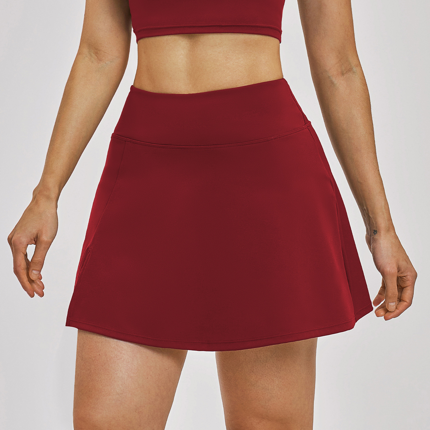 Small Batch Fitness Apparel Personalised Fitness Clothing Wear Manufacturers High Waist Tennis Golf ...