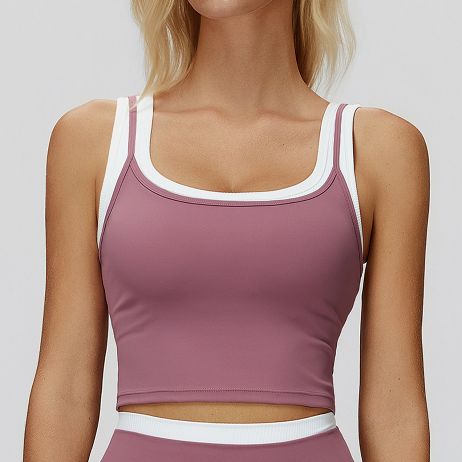 Yoga Studio Clothing Private Label Shark Athletic Apparel Slim Fit Tank Top