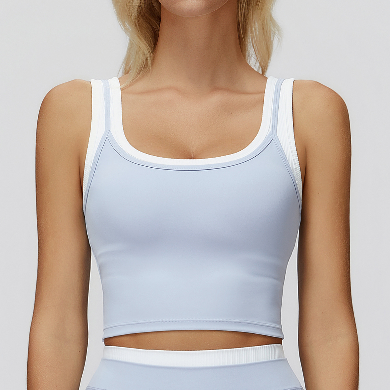 Yoga Studio Clothing Private Label Shark Athletic Apparel Slim Fit Tank Top