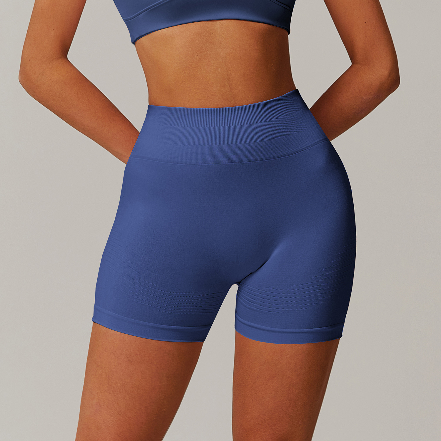 Premium Yoga Wear Custom Activewear Shark Workout Apparel Seamless Shorts
