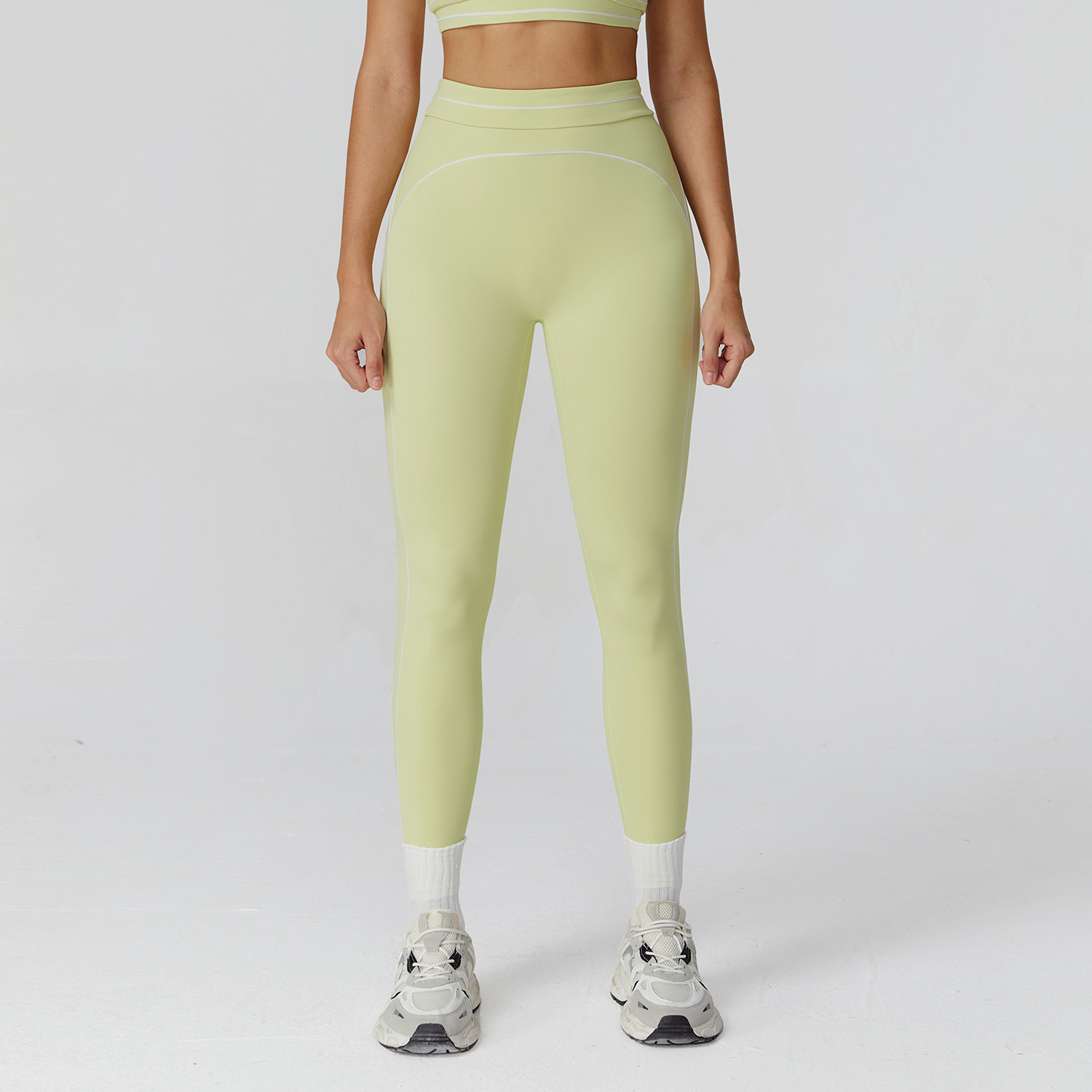 Clothes Supplier Personalised Fitness Clothing Manufacturers Color Block Leggings