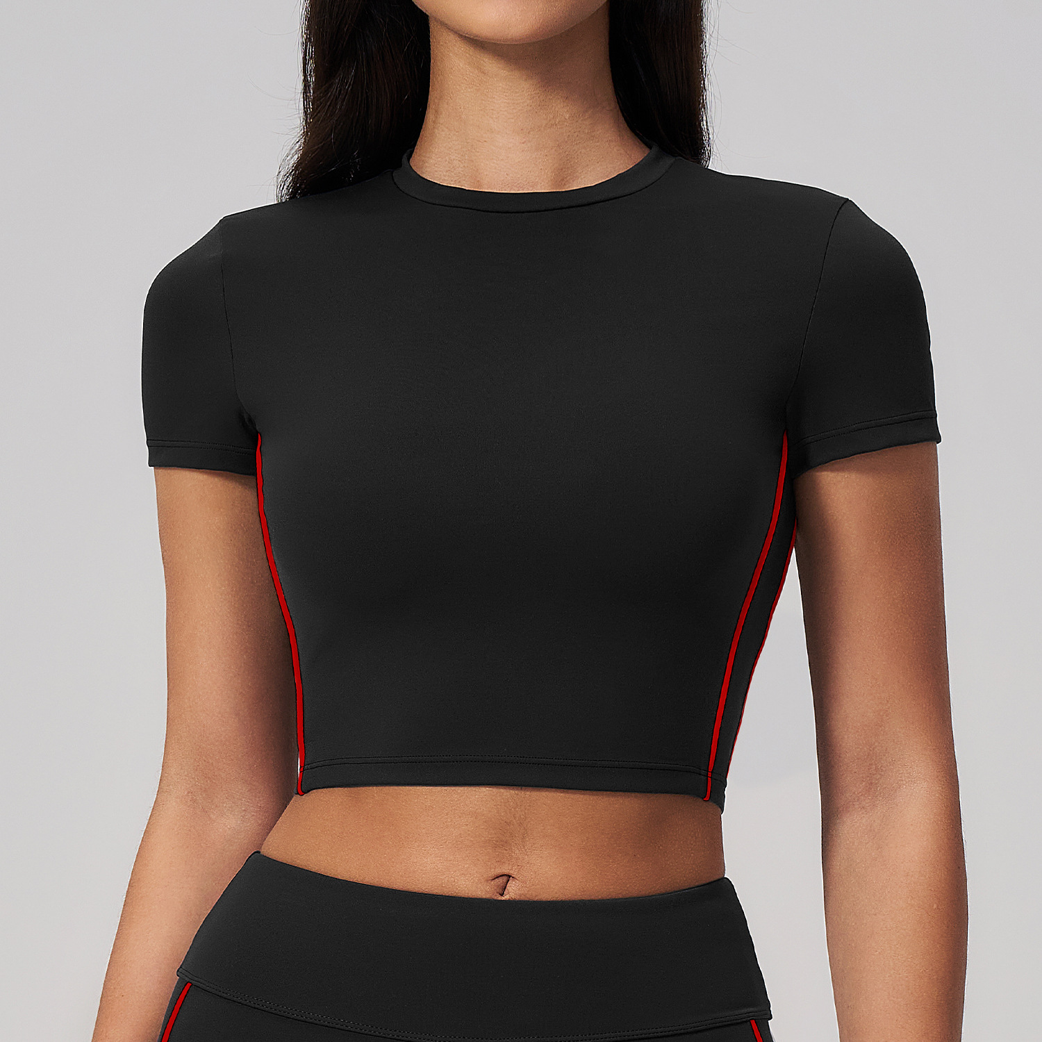 Athletic Apparel Gymshark Sportswear Clothing Manufacturers Shark Athletic Apparel Short Sleeve Yoga...