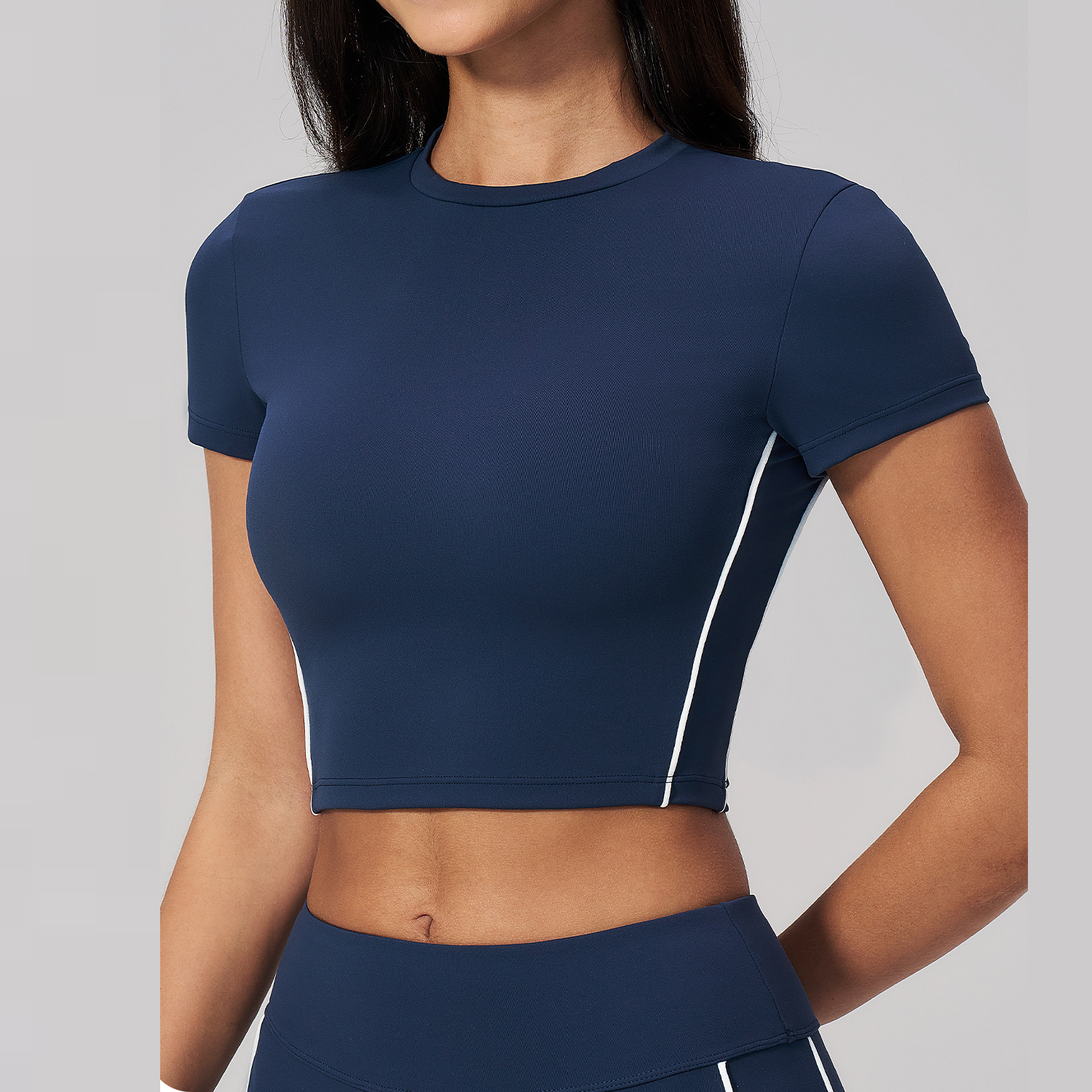 Athletic Apparel Gymshark Sportswear Clothing Manufacturers Shark Athletic Apparel Short Sleeve Yoga...