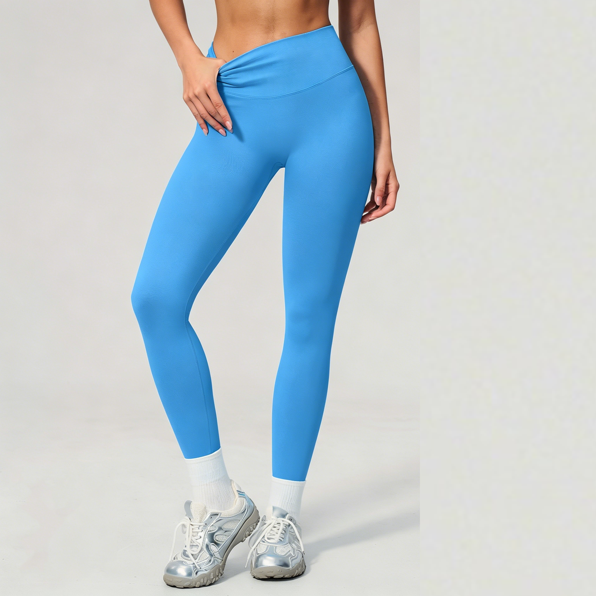 Seamless Custom Yoga Wear Tight Fitting Squat Proof Yoga Leggings