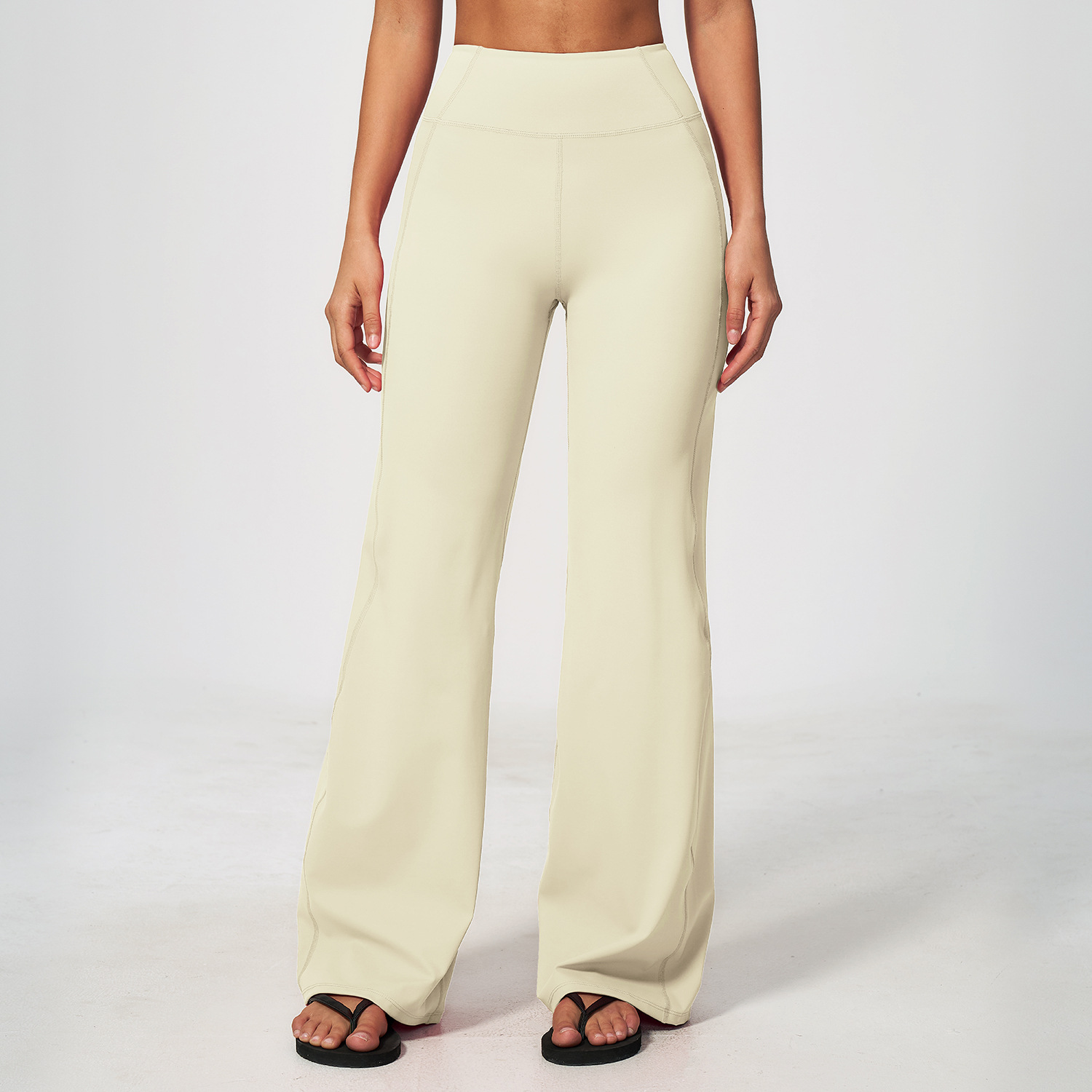 Clothing Brand Custom Activewear Manufacturers Wholesale Sportswear Apparel Wide Leg Elastic Waist L...