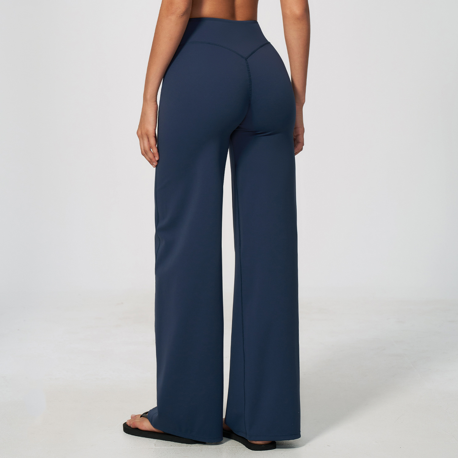 Clothing Brand Custom Activewear Manufacturers Wholesale Sportswear Apparel Wide Leg Elastic Waist L...