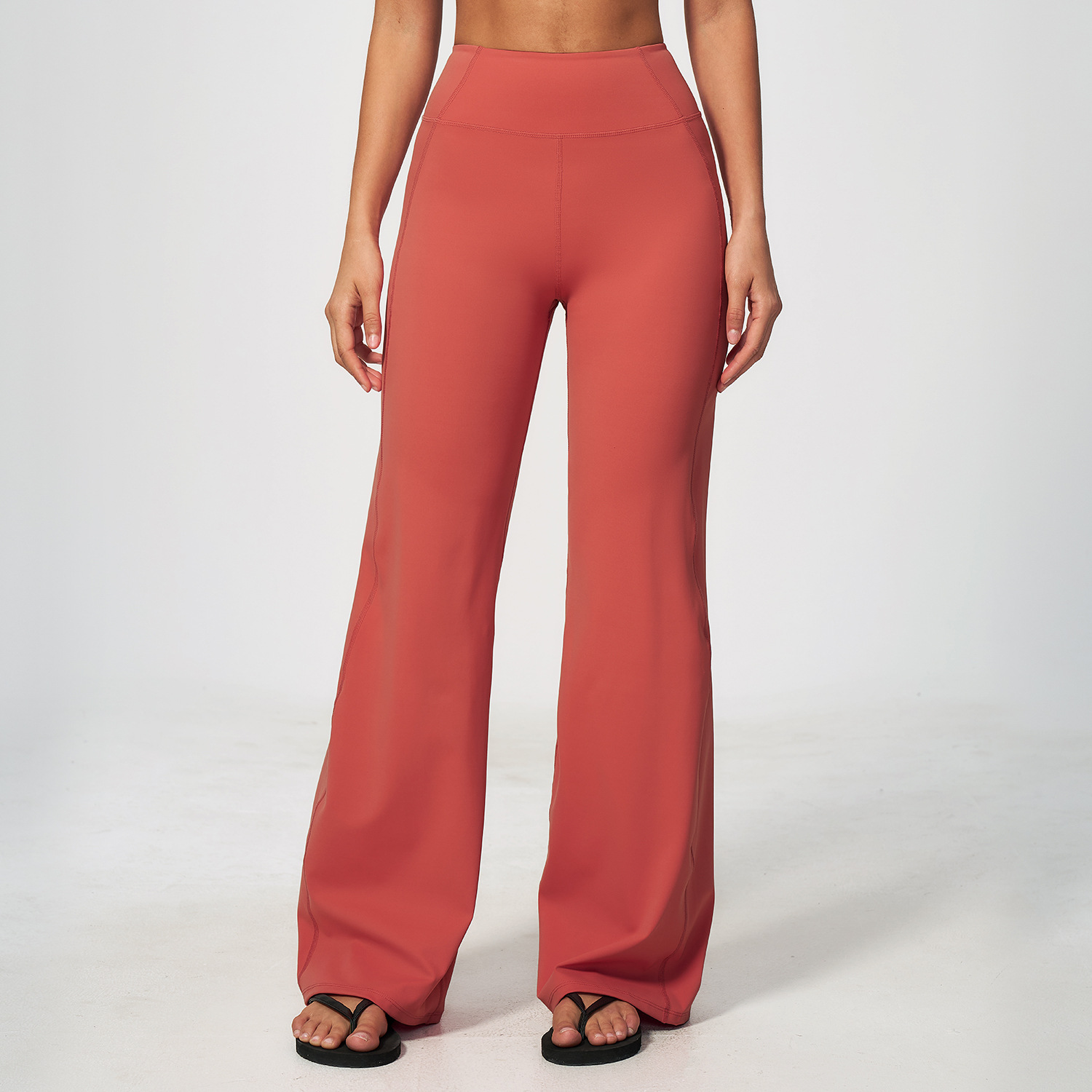 Clothing Brand Custom Activewear Manufacturers Wholesale Sportswear Apparel Wide Leg Elastic Waist L...