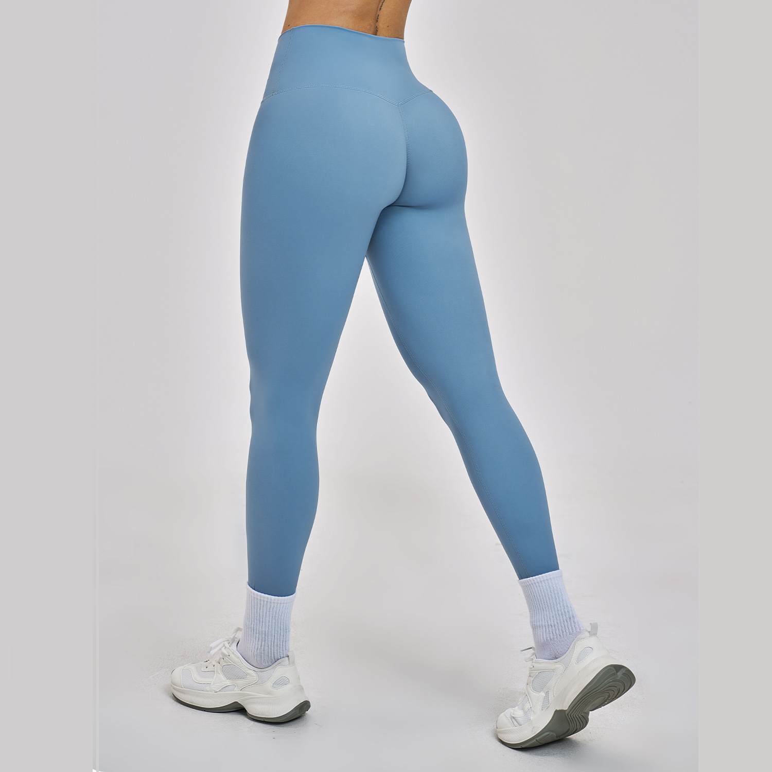 Private Label Fitness Apparel Custom Fitness Brand Suppliers Wholesale High Waistband Leggings