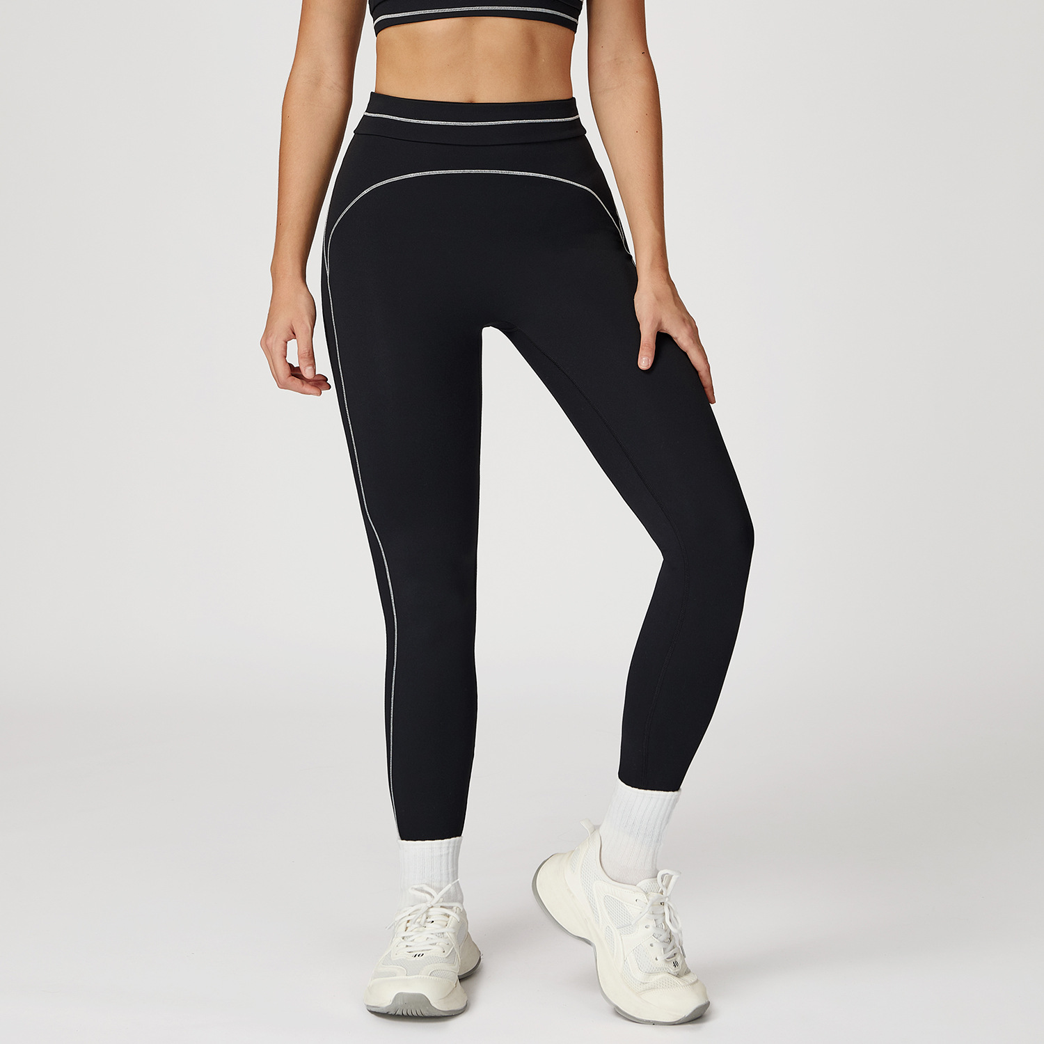 Built In Pads Custom Yoga Wear Manufacturer Wholesale Full Length Leggings