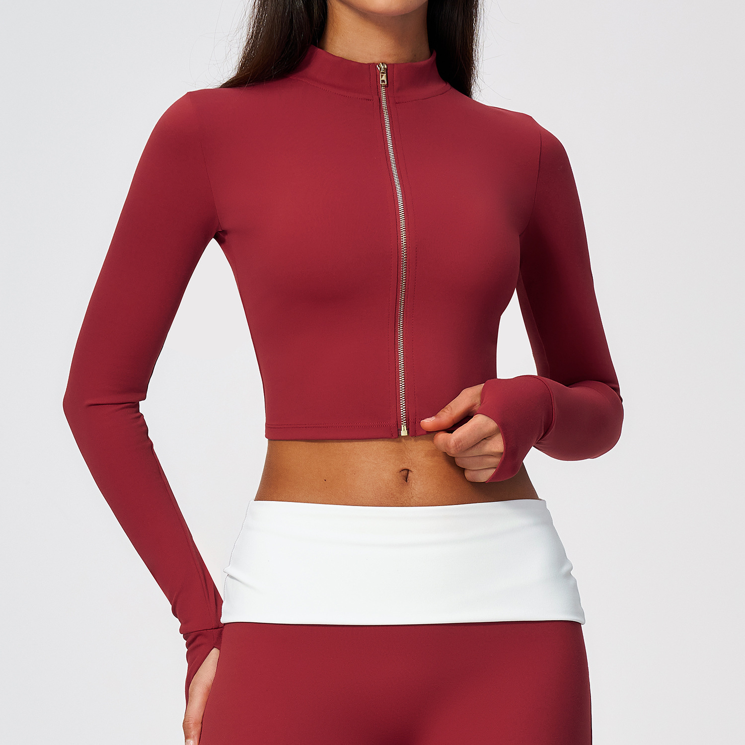 Gym Clothes Bulk Women’s plus size activewear manufacturer Moisture-Wicking Jacket