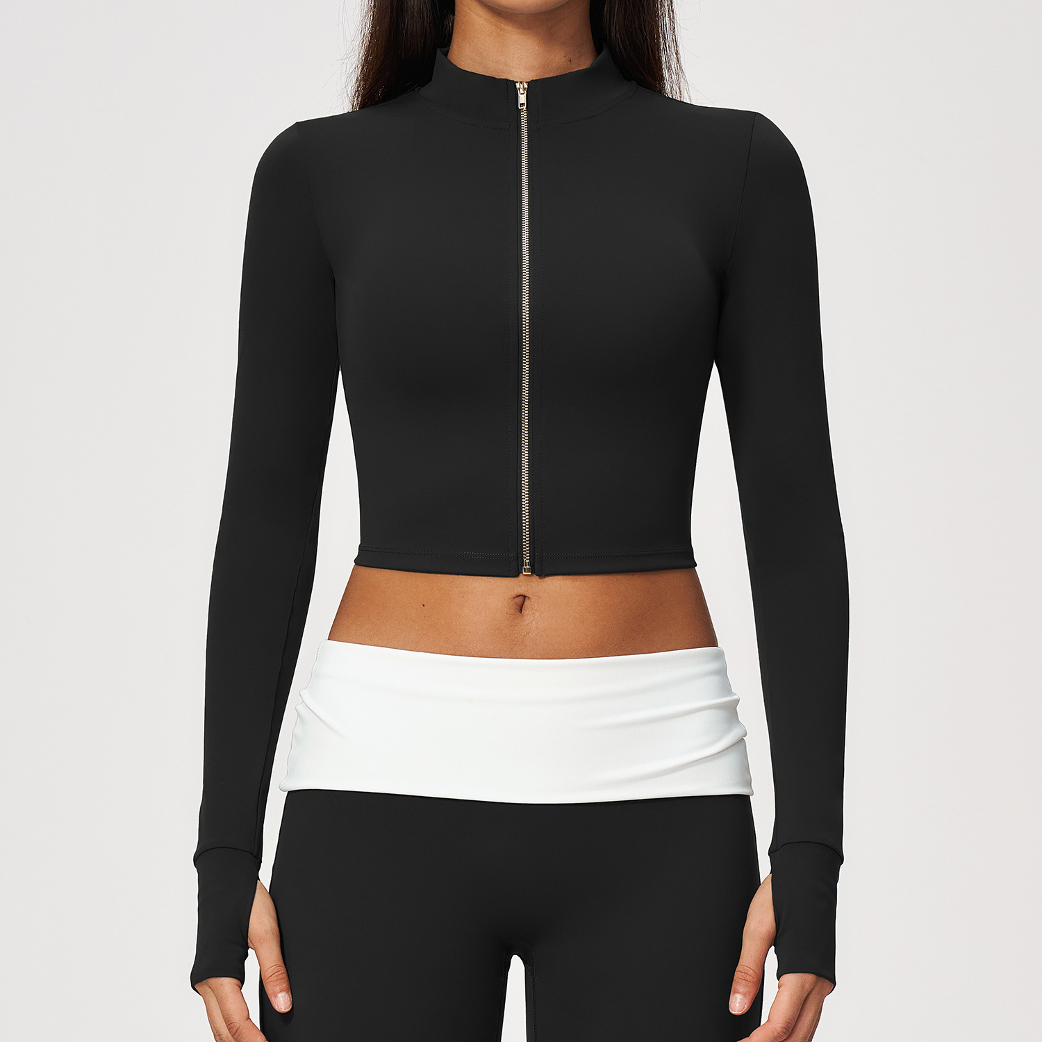 Gym Clothes Bulk Women’s plus size activewear manufacturer Moisture-Wicking Jacket