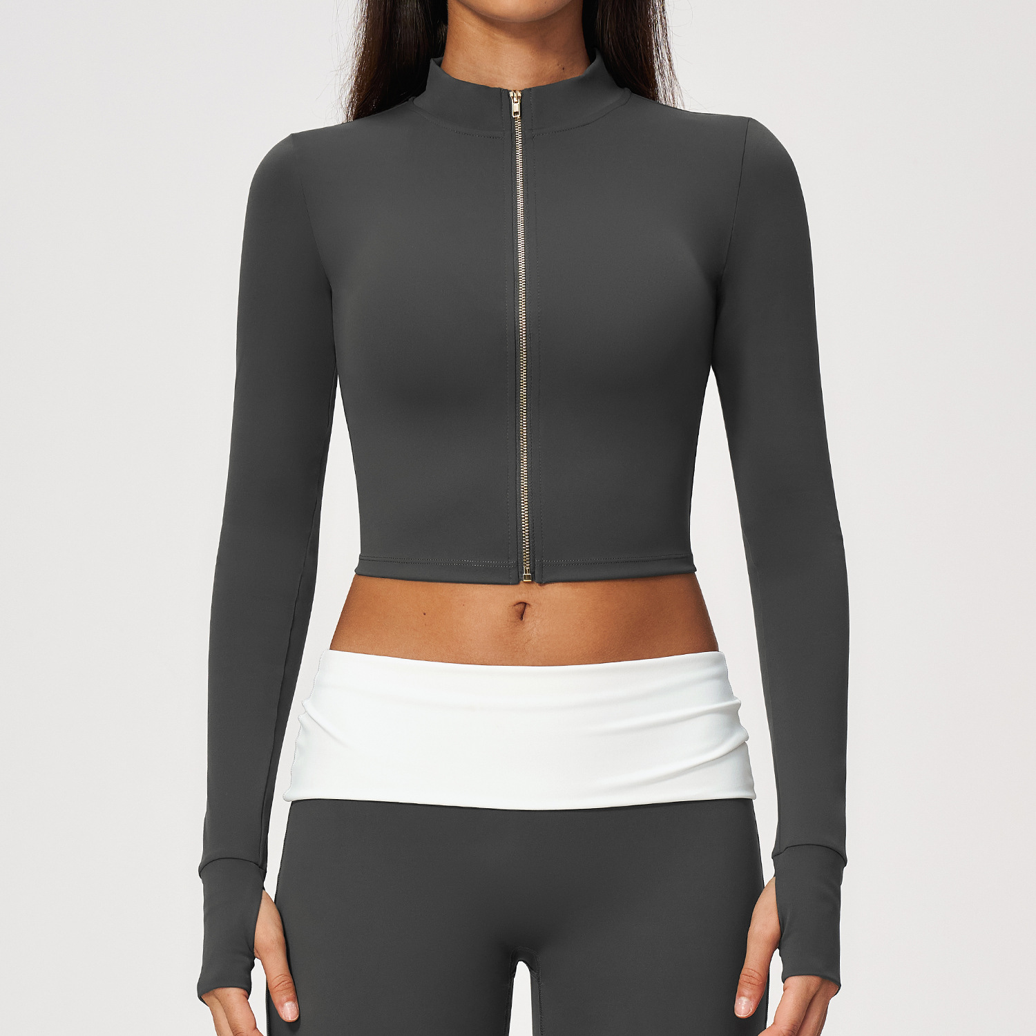 Gym Clothes Bulk Women’s plus size activewear manufacturer Moisture-Wicking Jacket